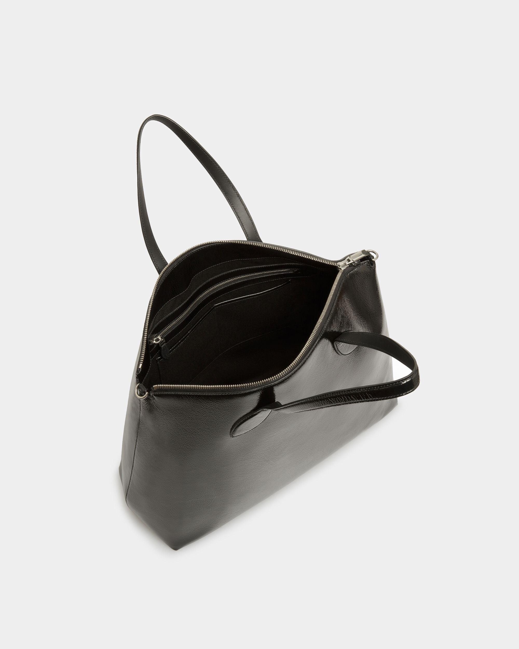 Bally Global - Lago Tote Bag In Black Leather - Black