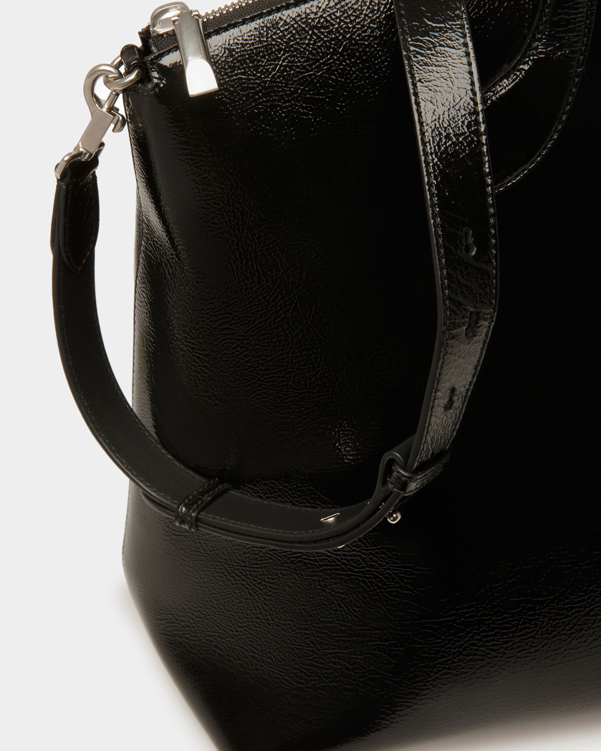 Bally Global - Lago Tote Bag In Black Leather - Black