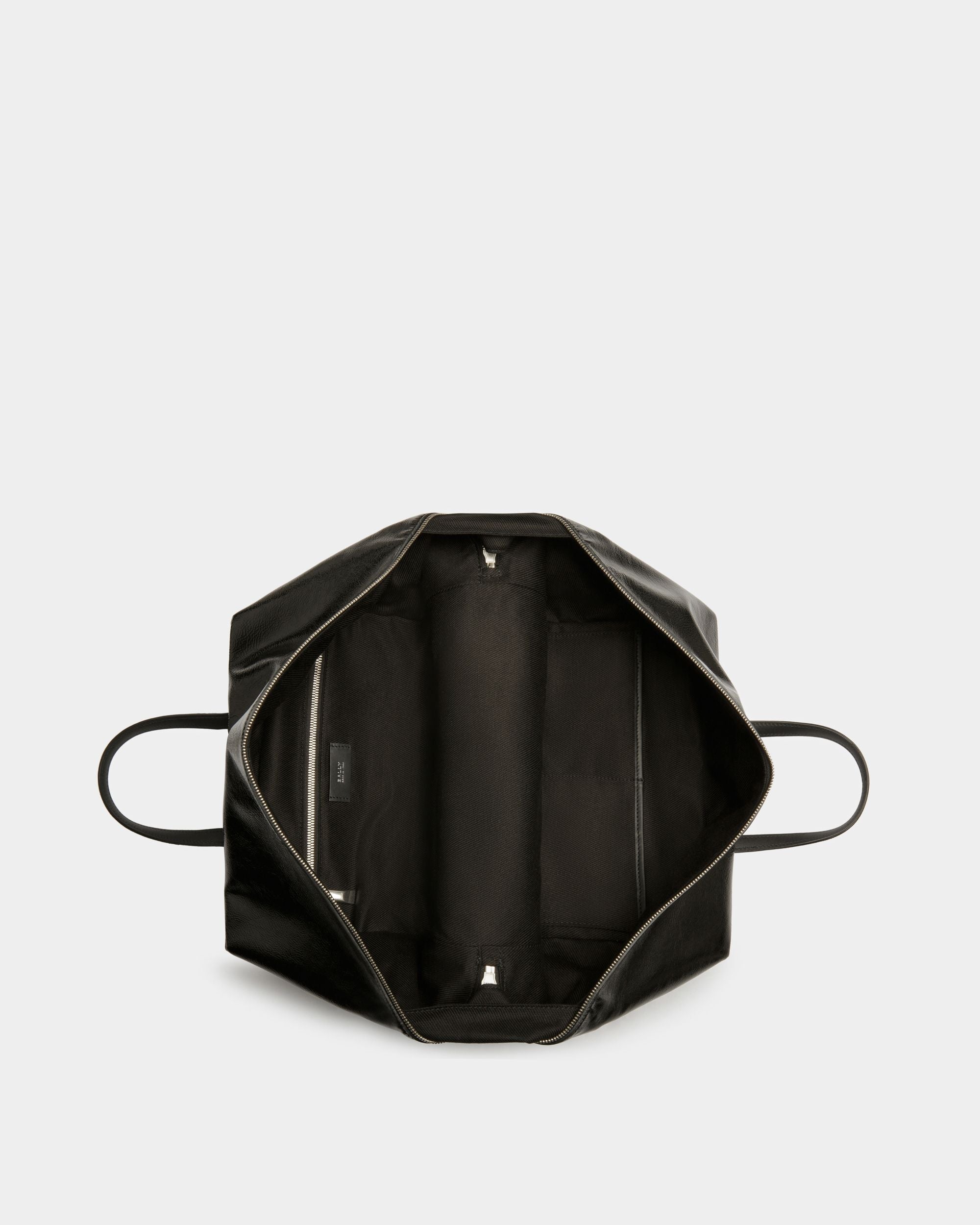Bally Global - Cal Crossbody Bag In Black Leather - Black