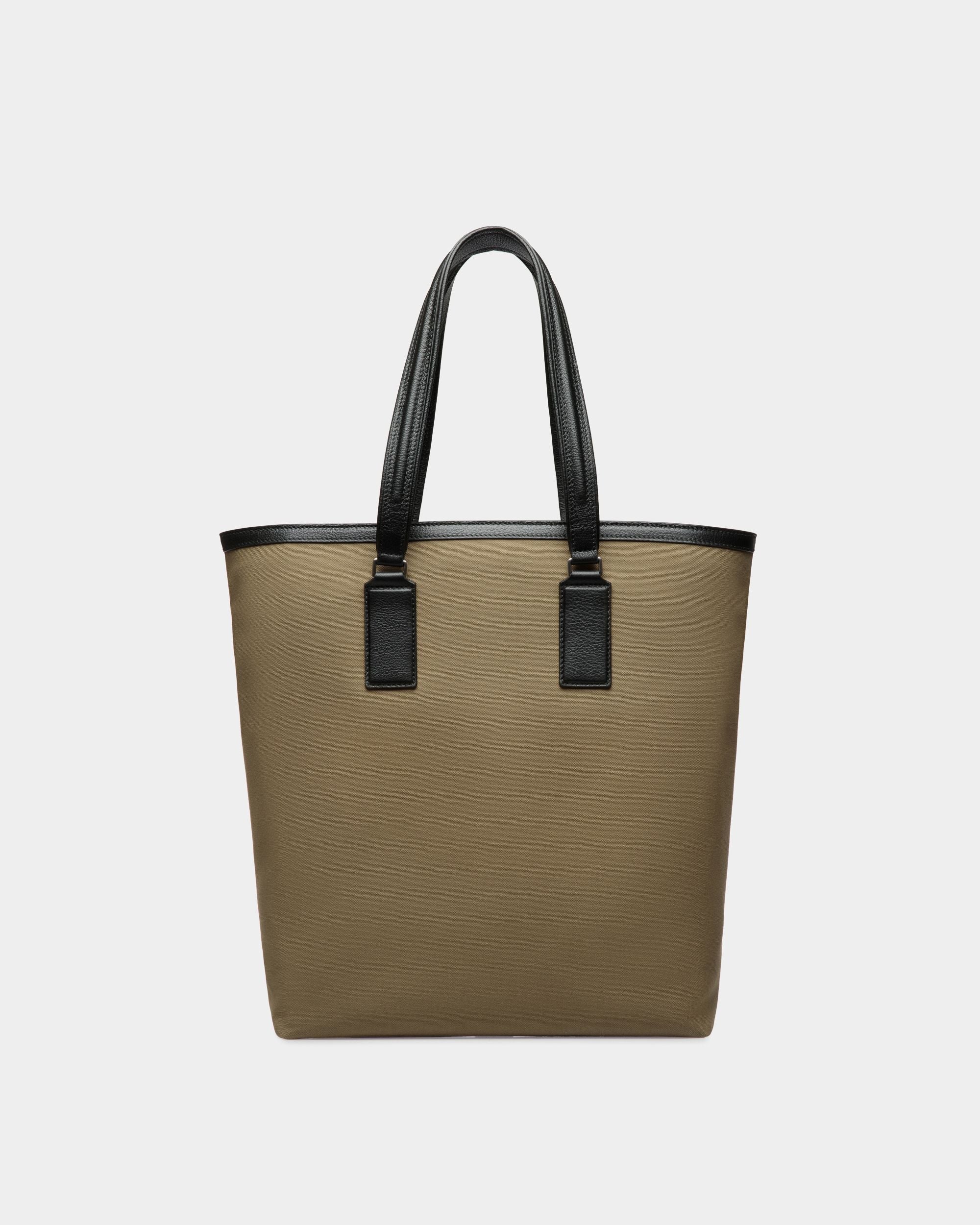 Bally Global - Arkle Tote Bag in Khaki Canvas - Green