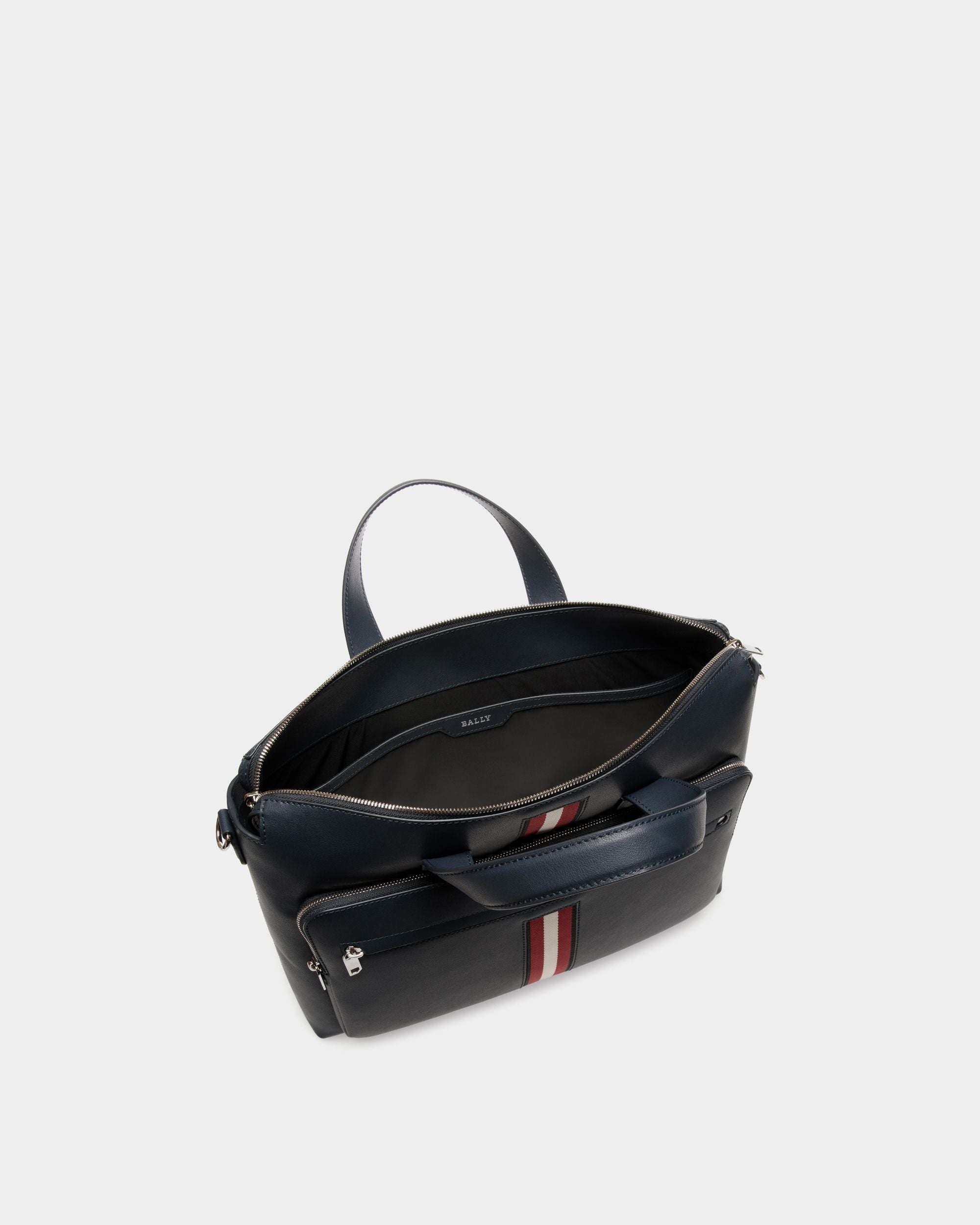 Bally Global - Cartable En Cuir Bleu - Bleu