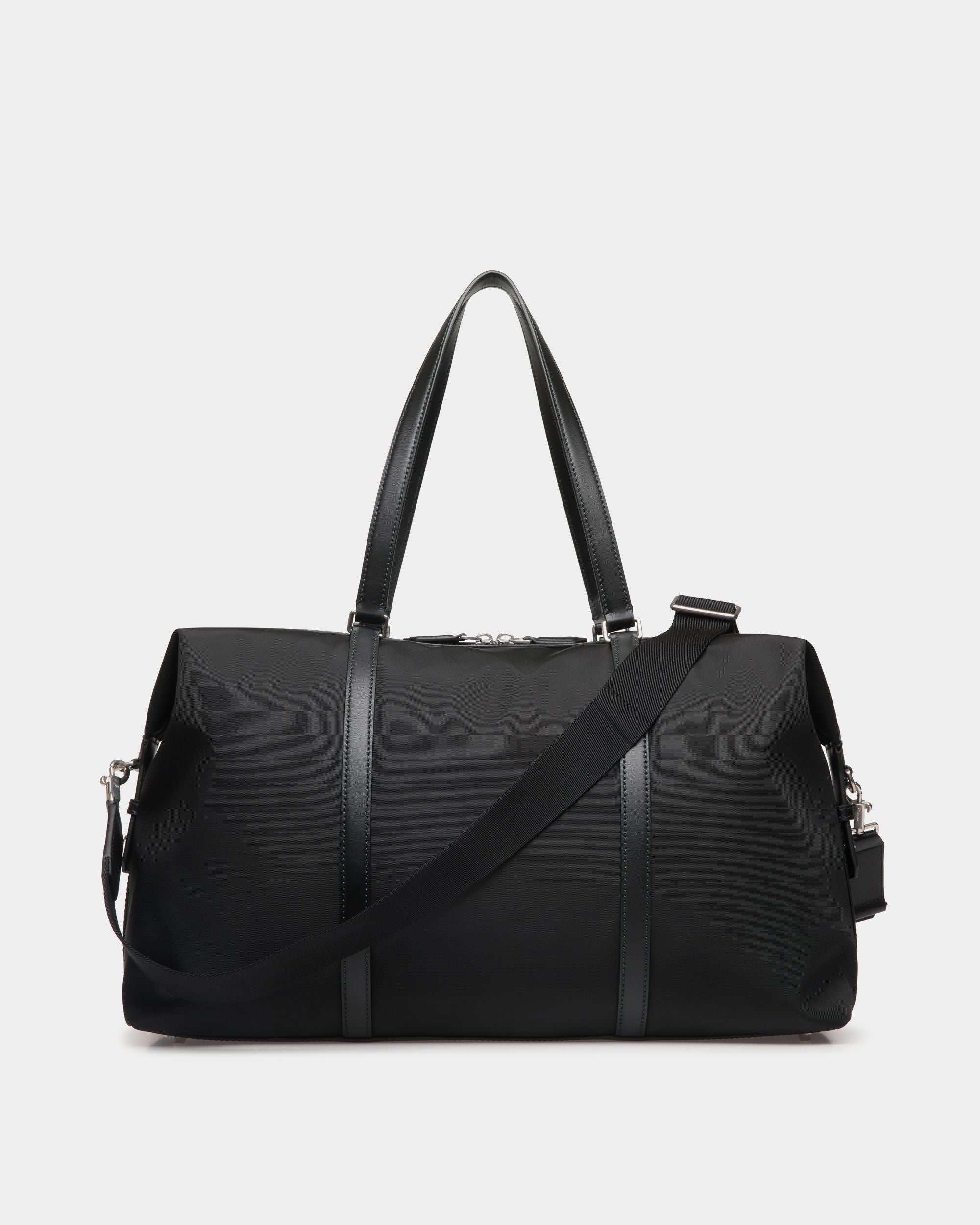 Bally Global - Sac De Week-End Code En Nylon Noir - Noir