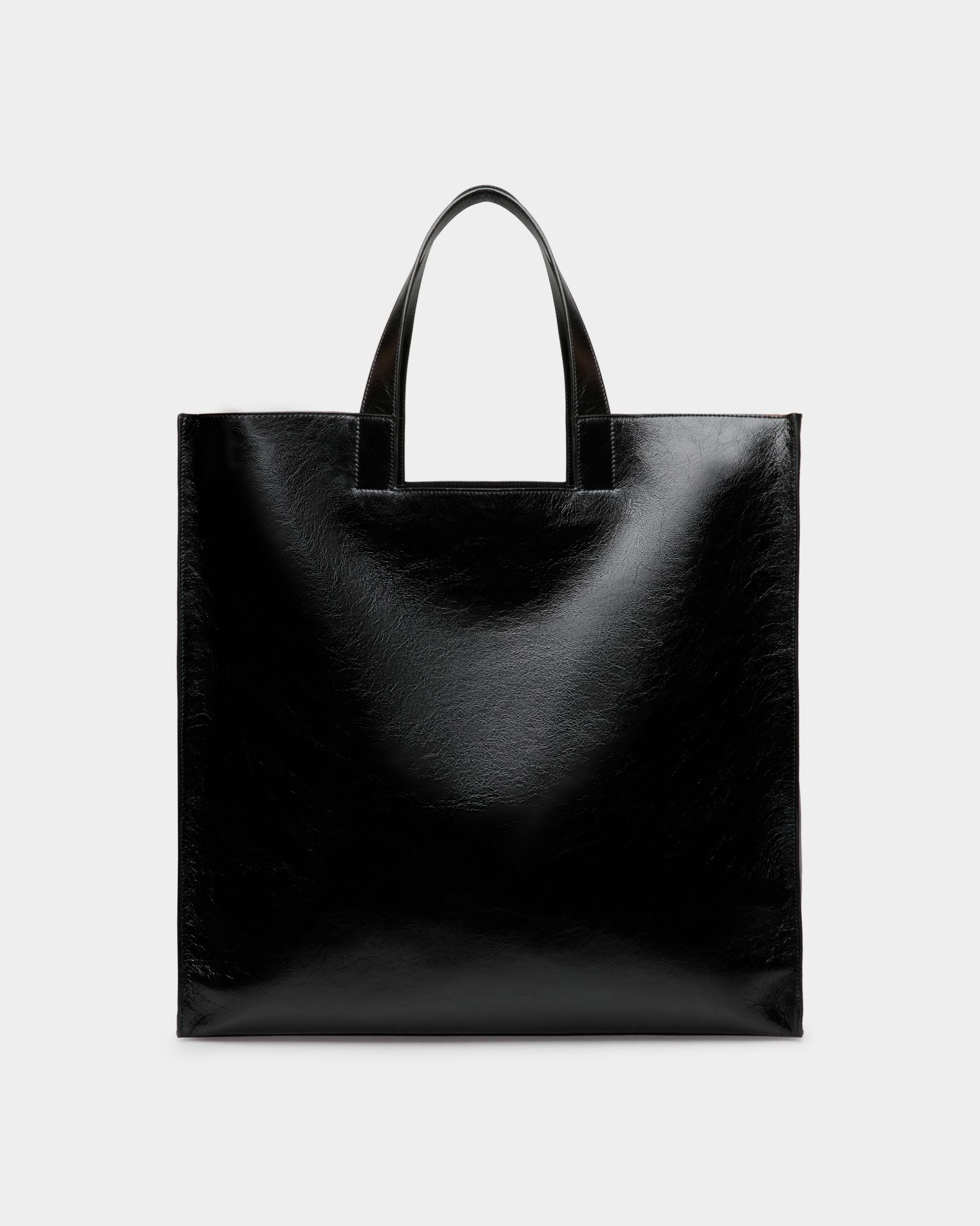 Bally Global - Easy Bally Tote in Black Leather - Black