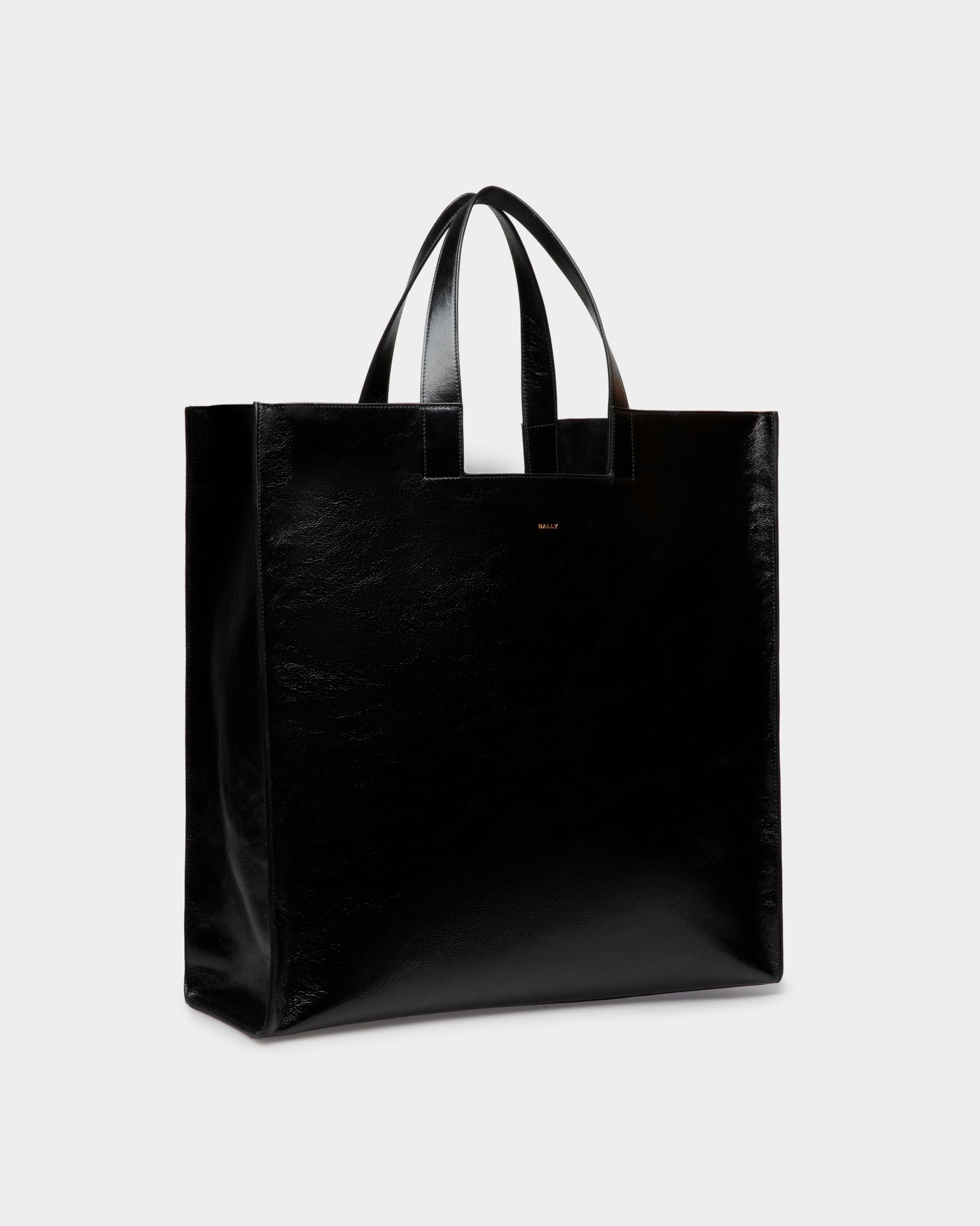 Bally Global - Easy Bally Tote in Black Leather - Black