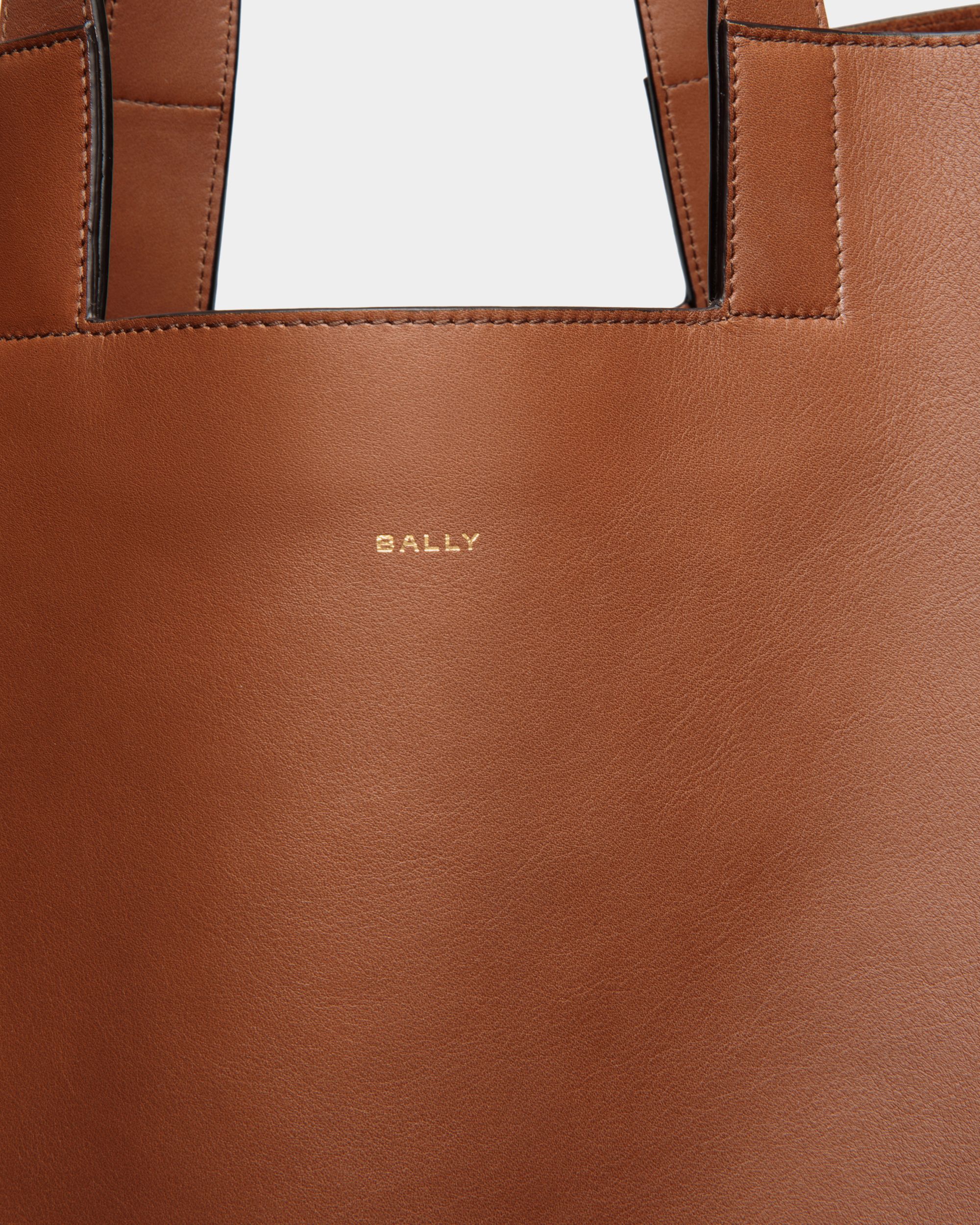Bally Global - Bolso Tote Easy Bally De Piel Marrón - Marrón