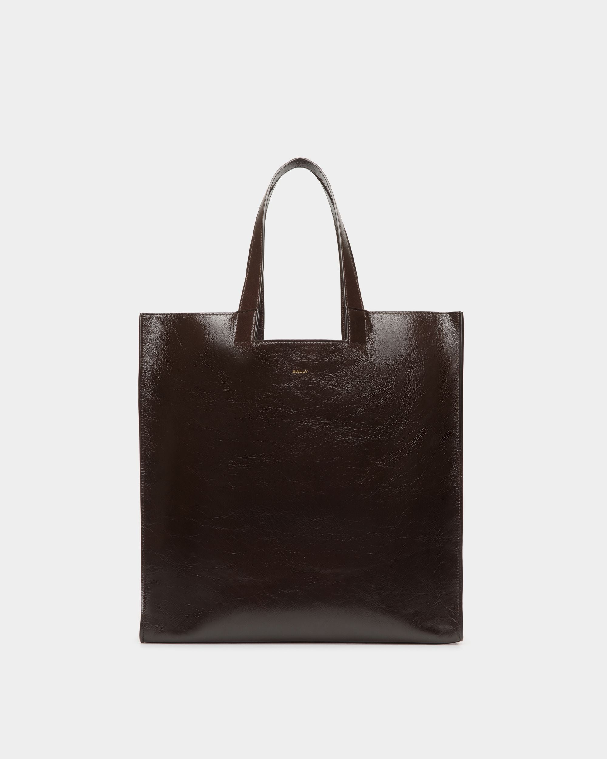 Bally Global - Bolso Tote Easy Bally De Piel Ébano - Marrón