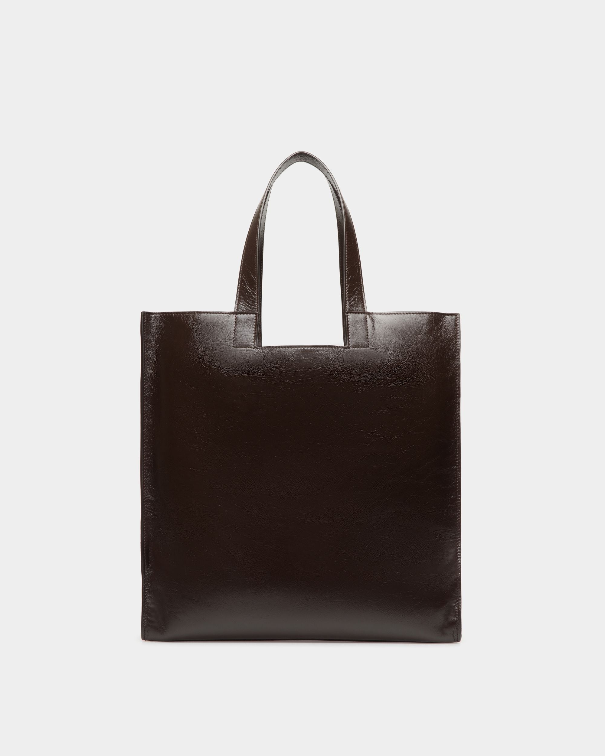Bally Global - Bolso Tote Easy Bally De Piel Ébano - Marrón