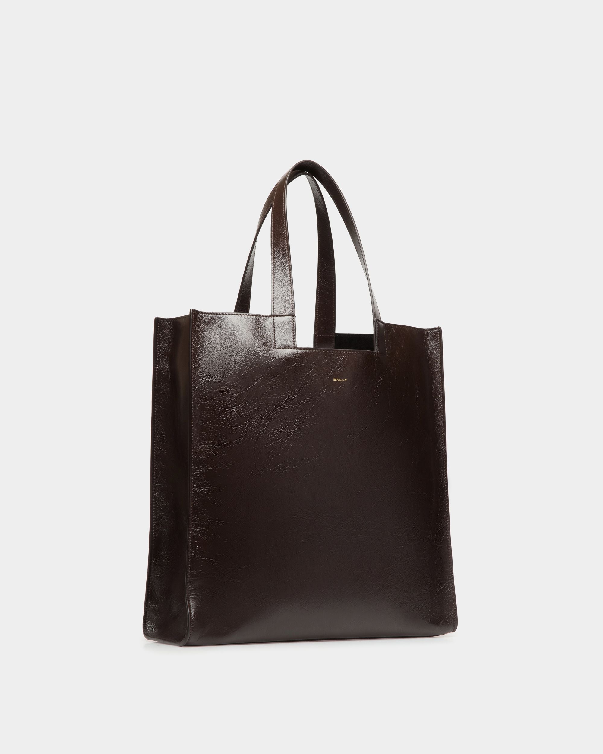 Bally Global - Bolso Tote Easy Bally De Piel Ébano - Marrón