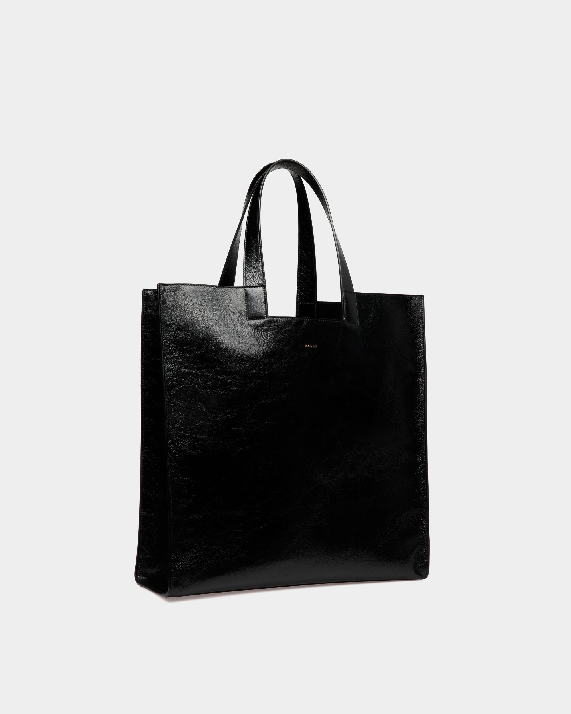Bally Global - Easy Bally Tote In Black Leather - Negro