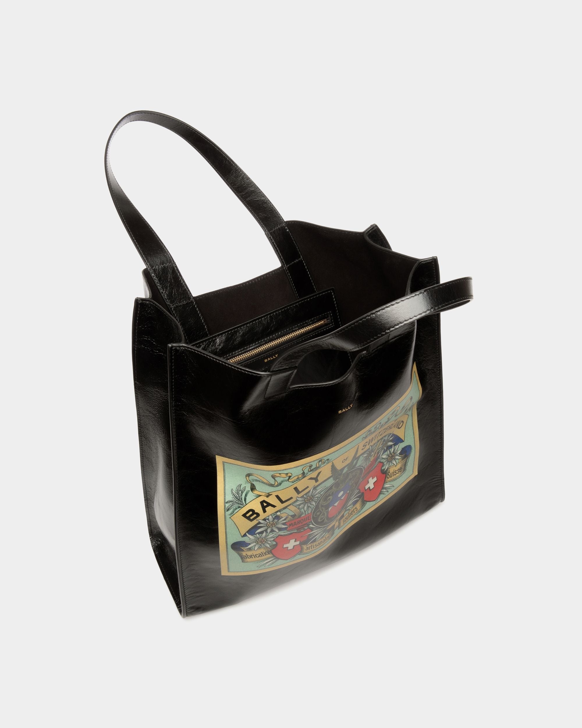 Bally Global - Bolso Tote Easy Bally De Piel Negra - Negro