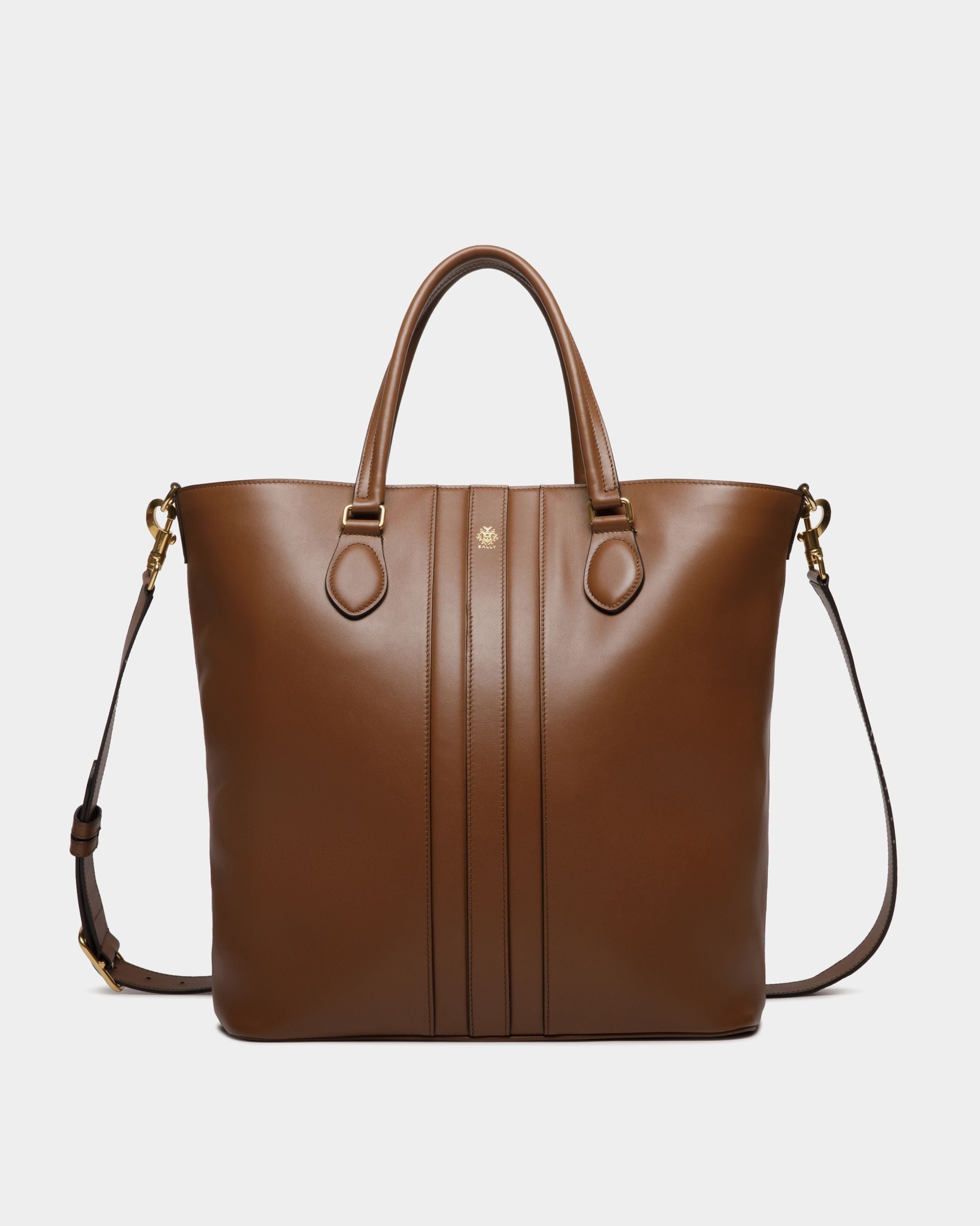 Bally Global - Sac Cabas Beckett En Cuir Marron - Marron