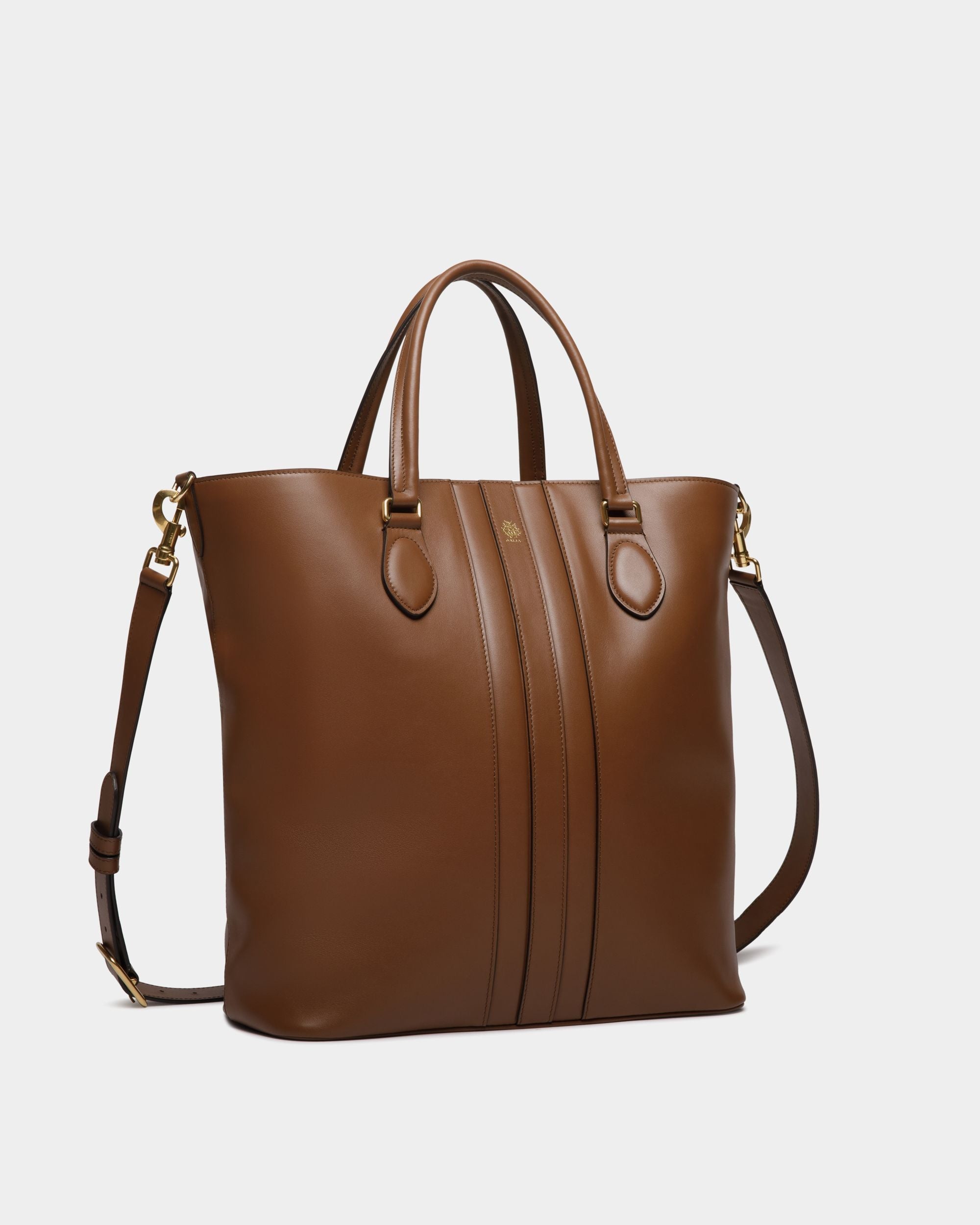 Bally Global - Sac Cabas Beckett En Cuir Marron - Marron