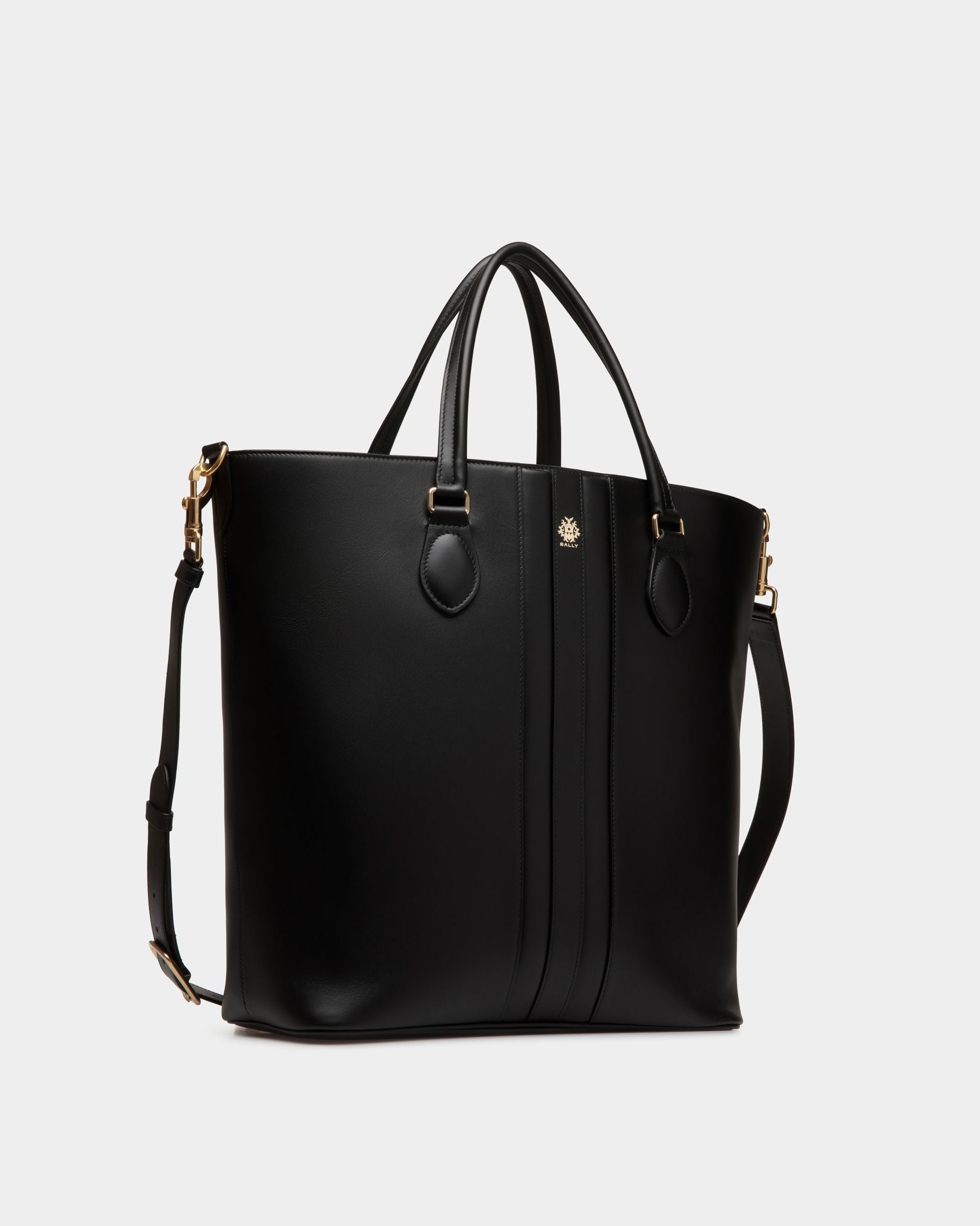 Bally Global - Beckett Tote In Black Leather - Noir
