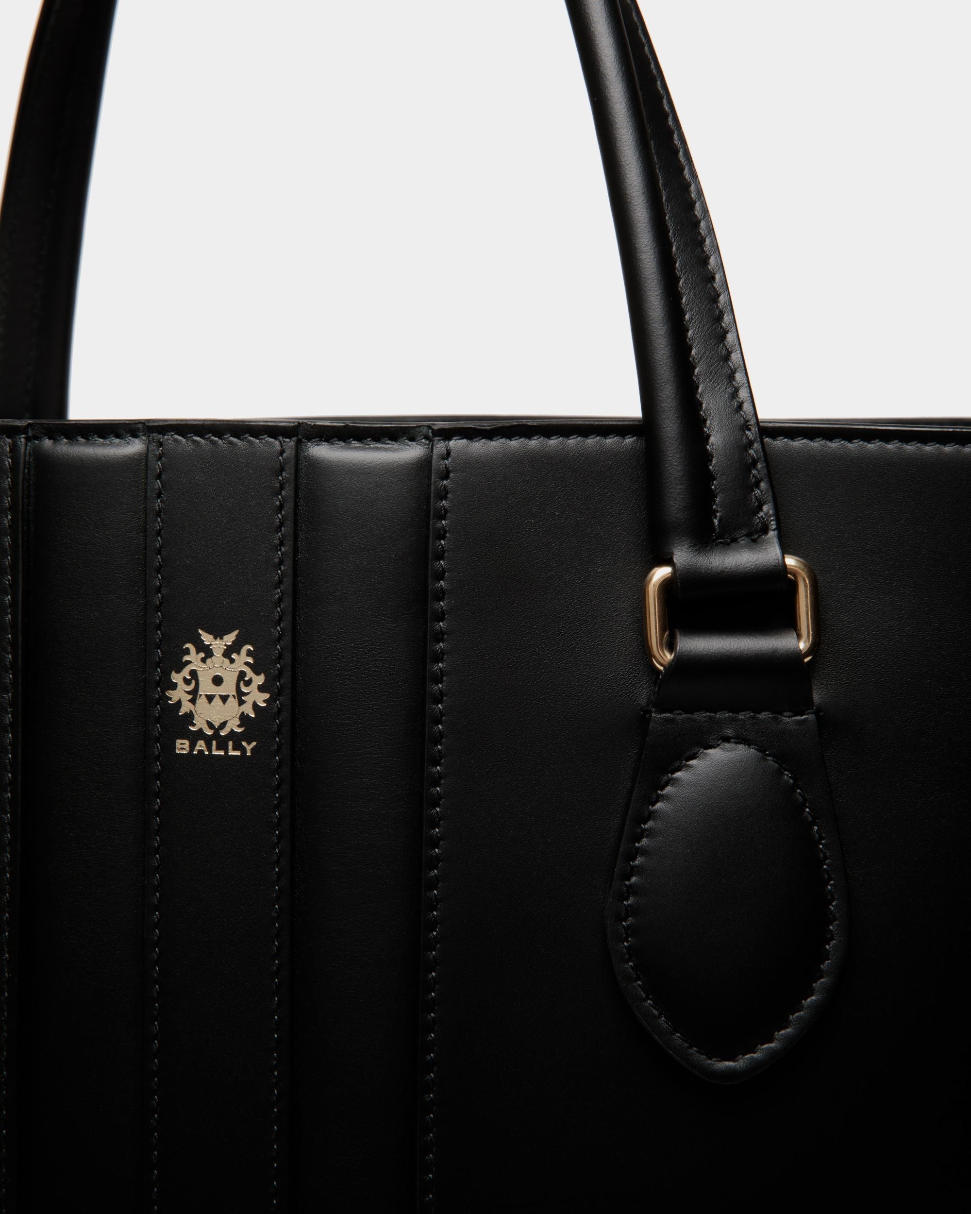 Bally Global - Beckett Tote In Black Leather - Noir