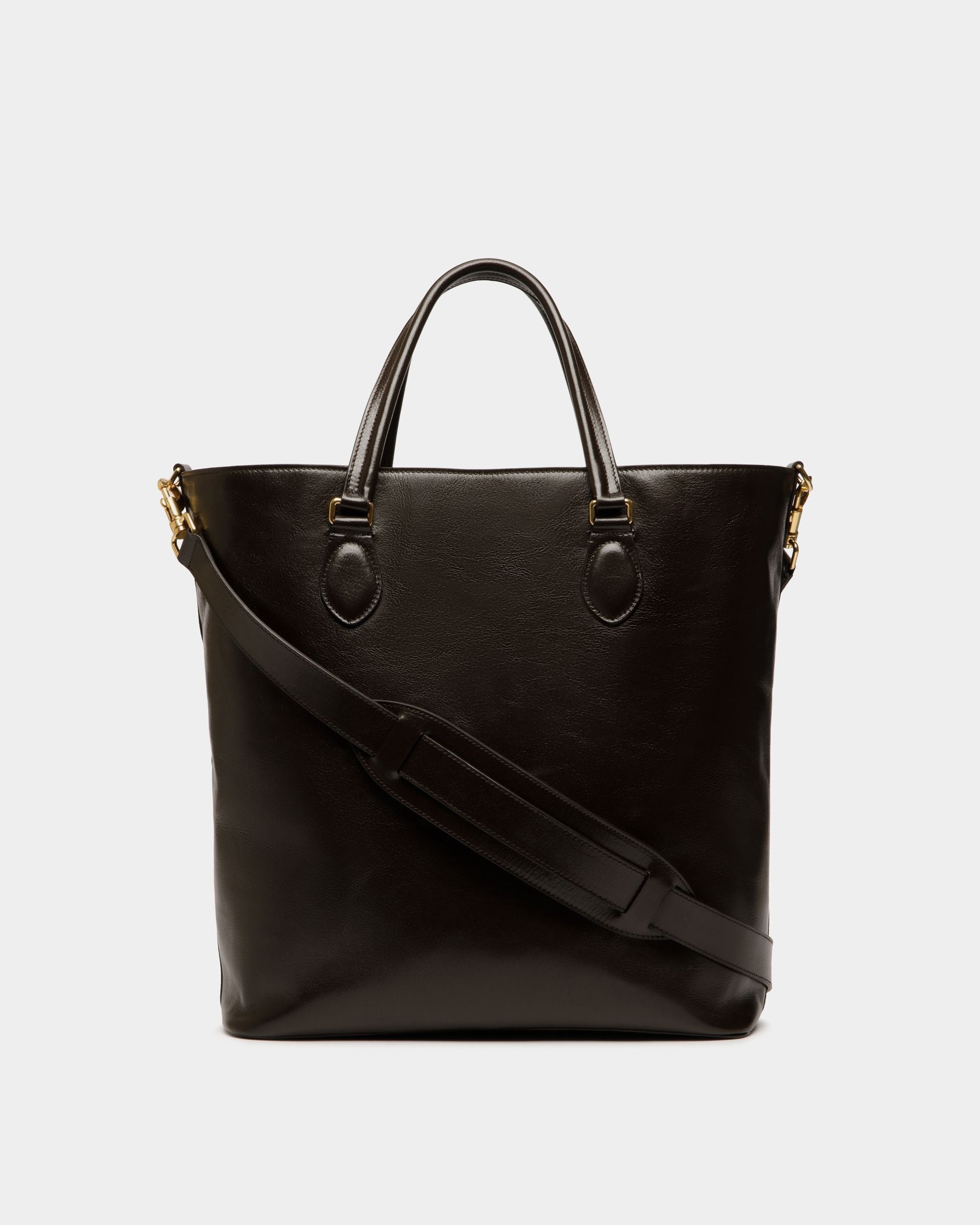 Bally Global - Sac Cabas Beckett En Cuir Ebano - Marron