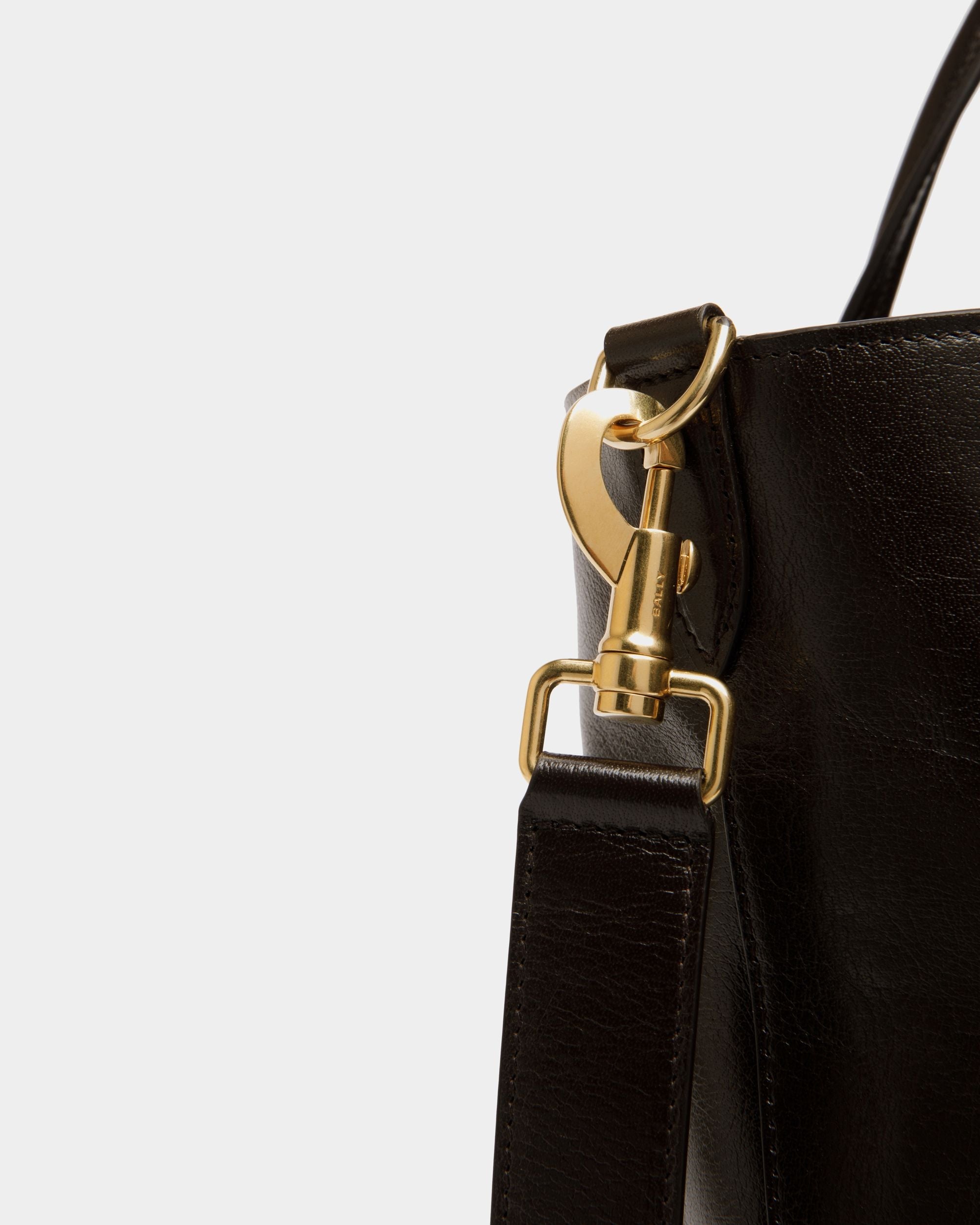 Bally Global - Sac Cabas Beckett En Cuir Ebano - Marron