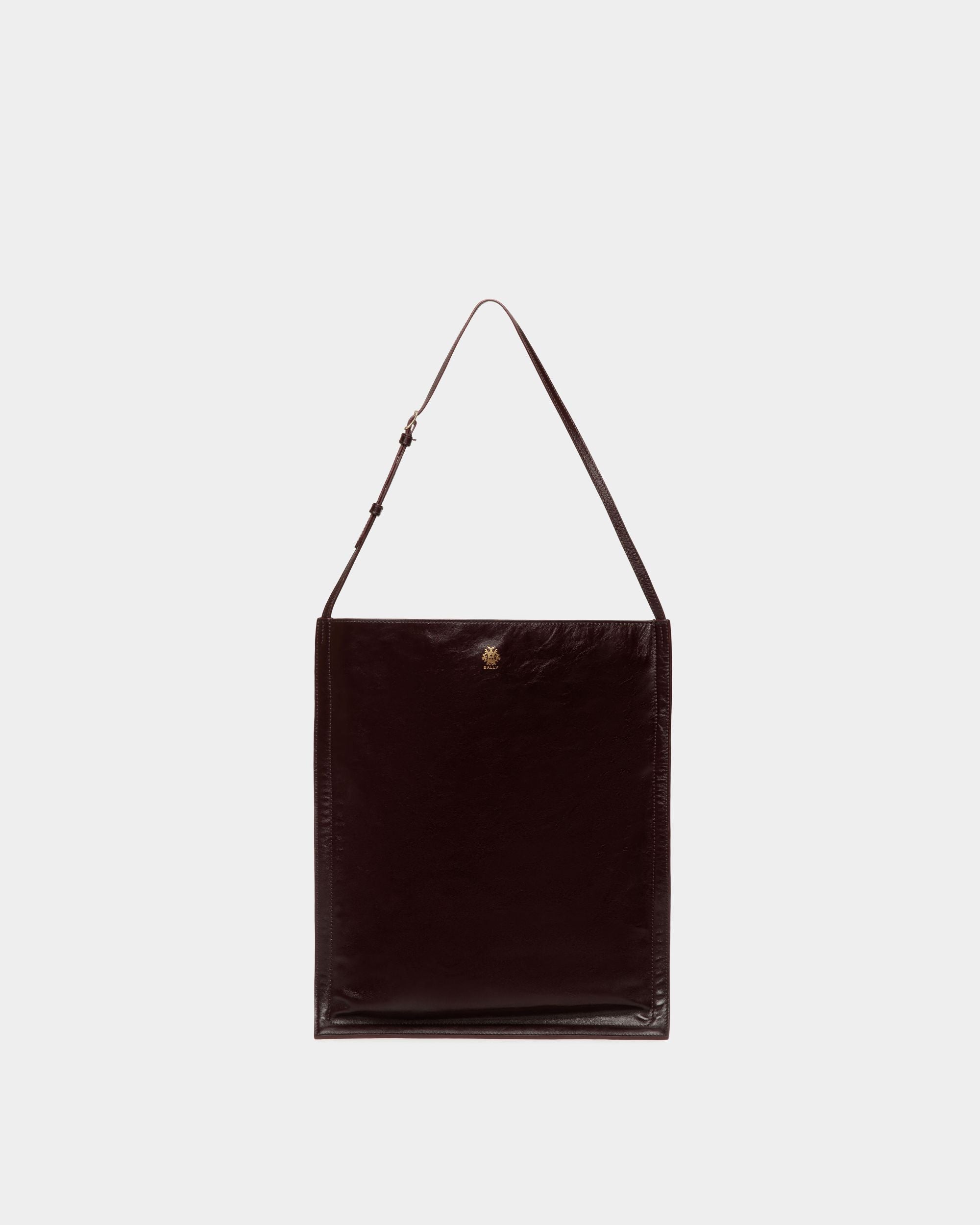 Bally Global - Bolso Tote Beckett De Piel Burdeos Oscuro - Burdeos