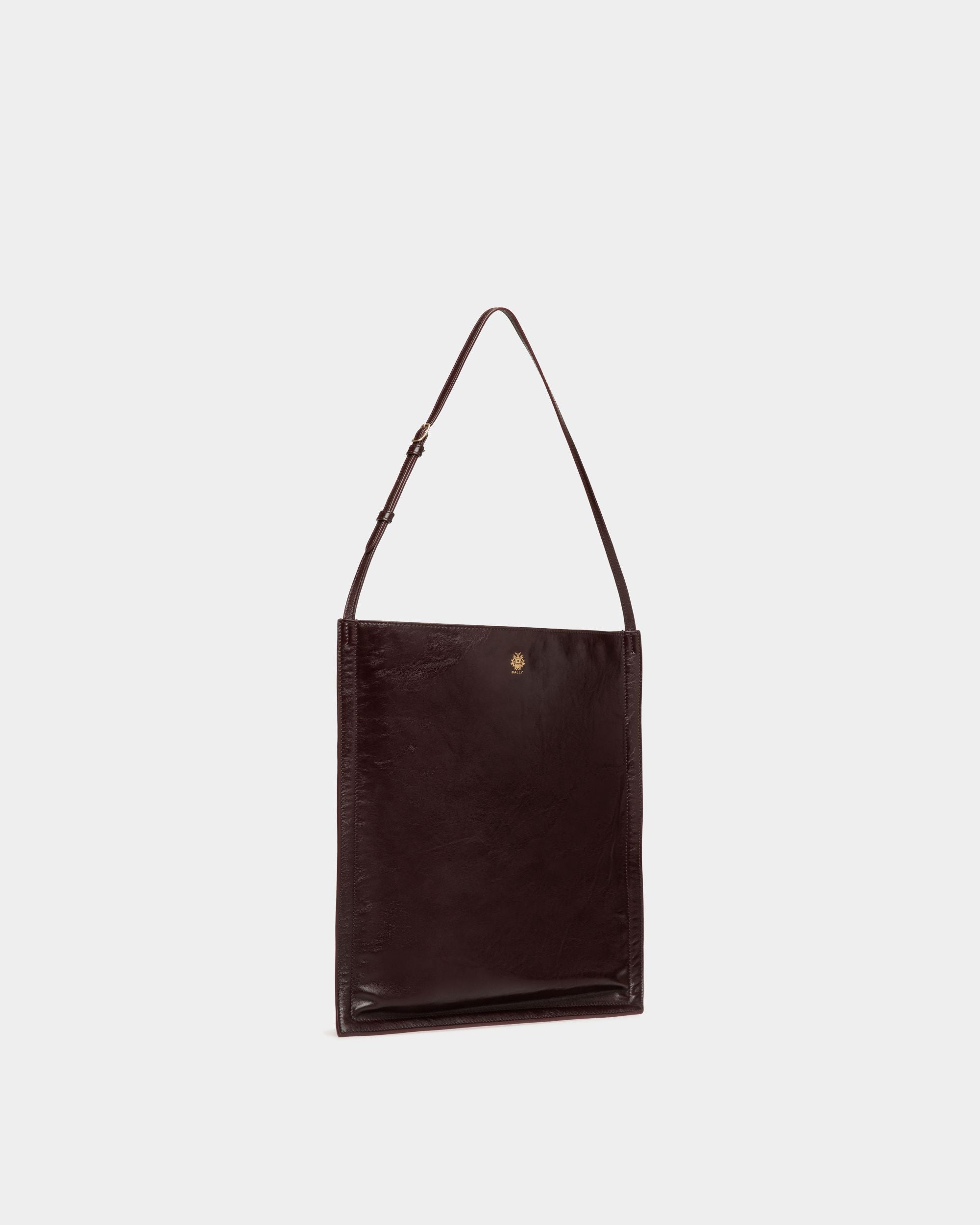 Bally Global - Bolso Tote Beckett De Piel Burdeos Oscuro - Burdeos
