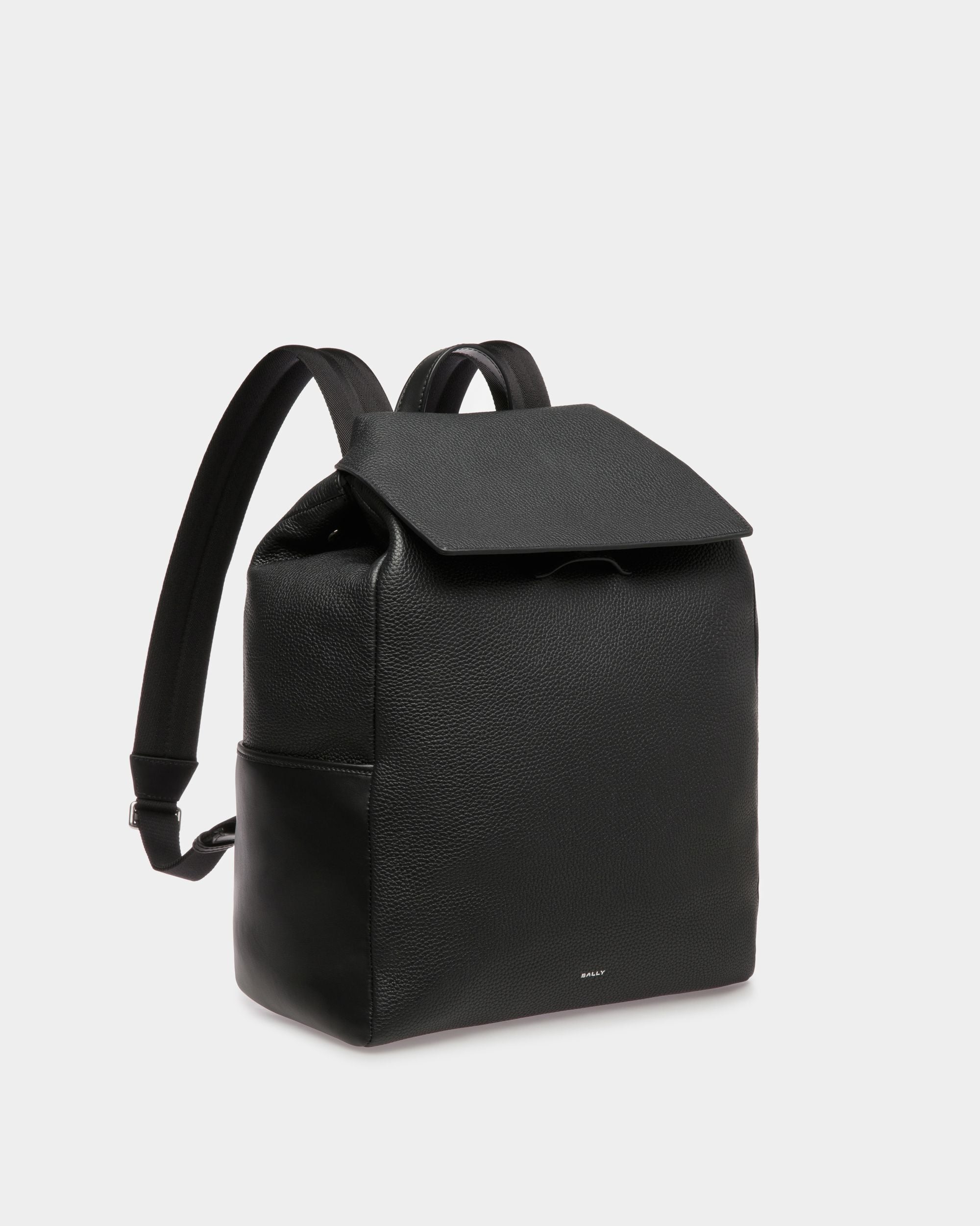 Bally Global - Lago Backpack In Black Leather - Negro