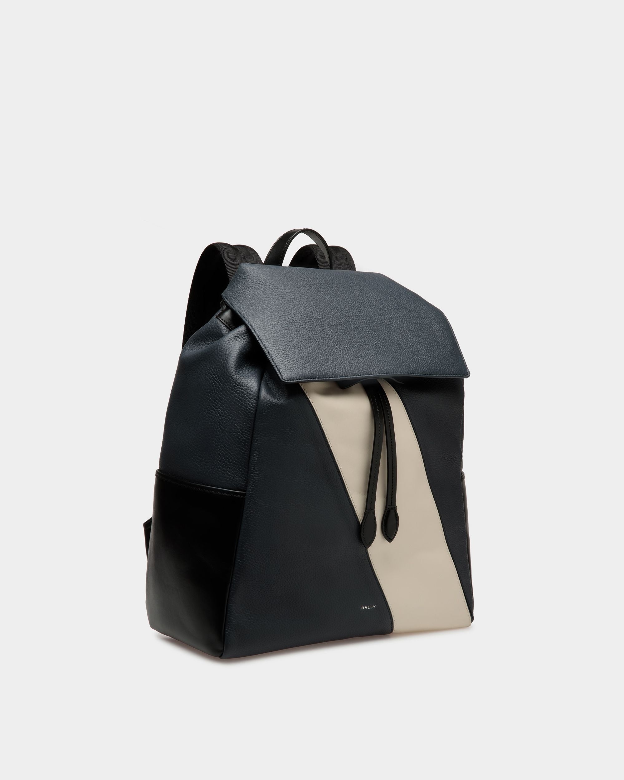 Bally Global - Lago Backpack In Midnight Leather - Blue