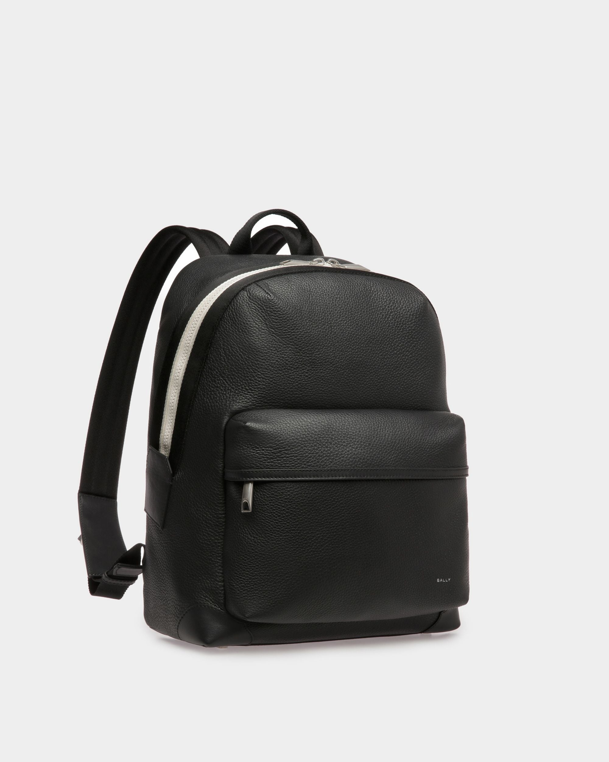 Bally Global - Mochila Ribbon De Piel En Negro - Negro