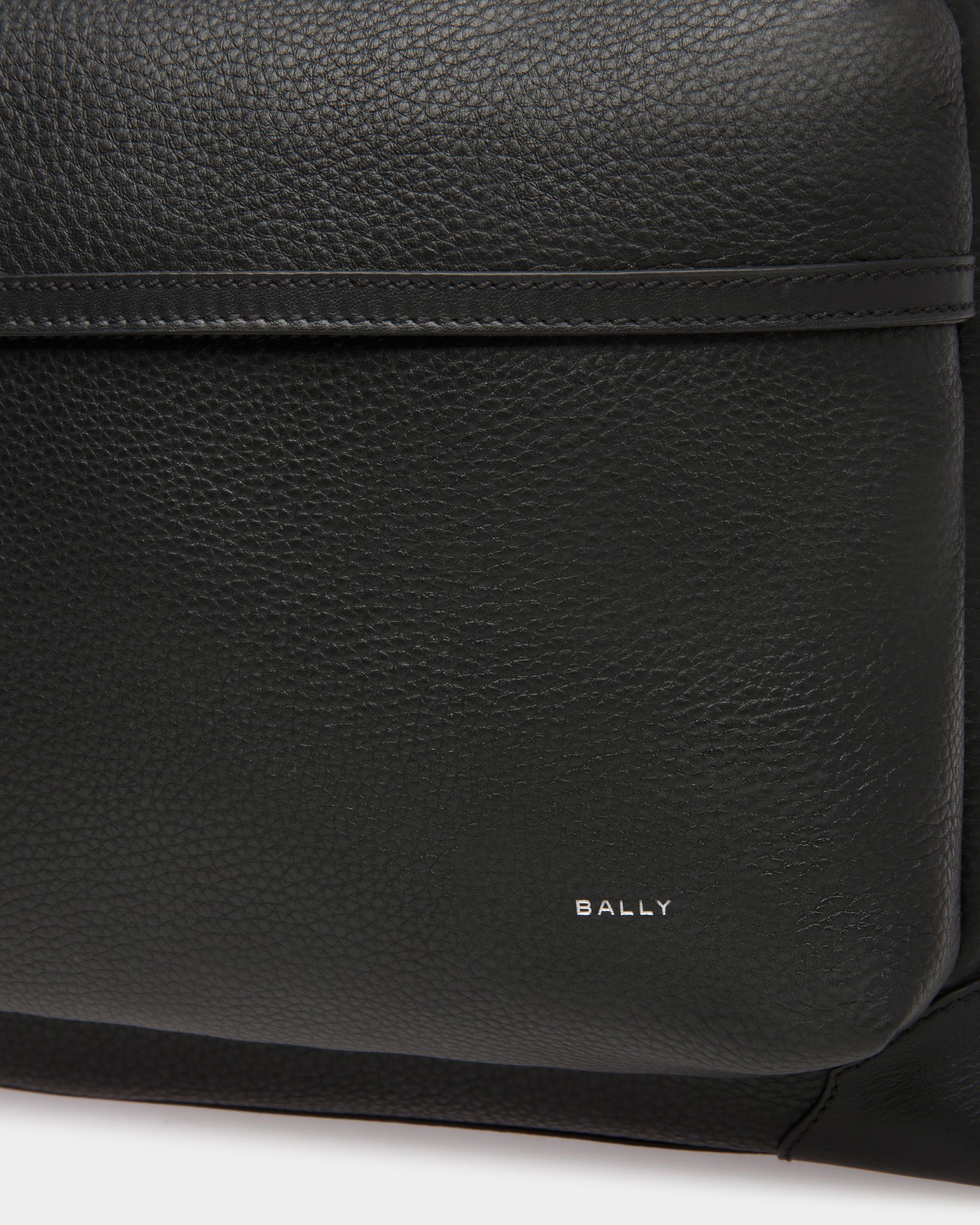 Bally Global - Mochila Ribbon De Piel En Negro - Negro
