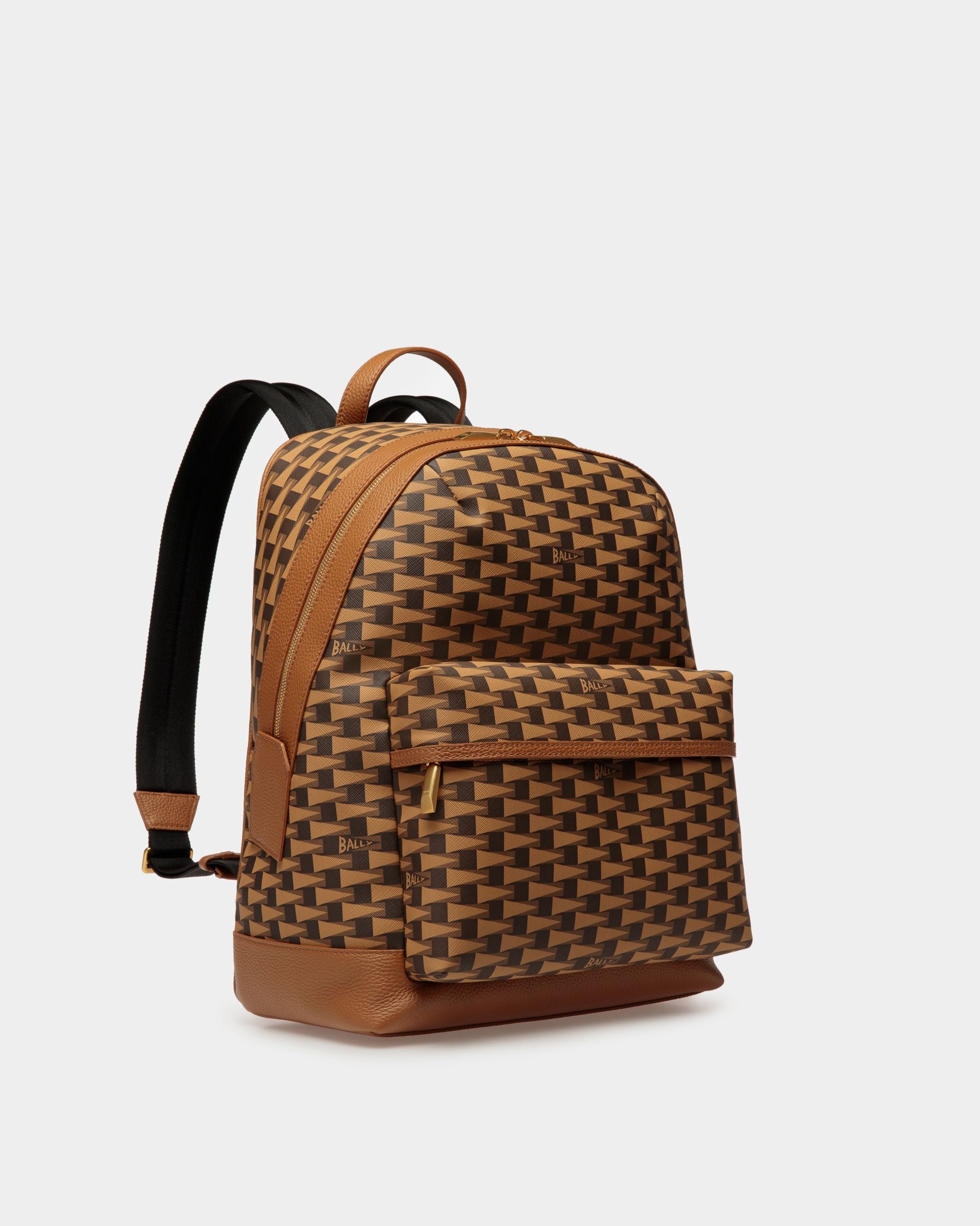 Bally Global - Mochila Pennant De Tpu Color Desierto - Marrón