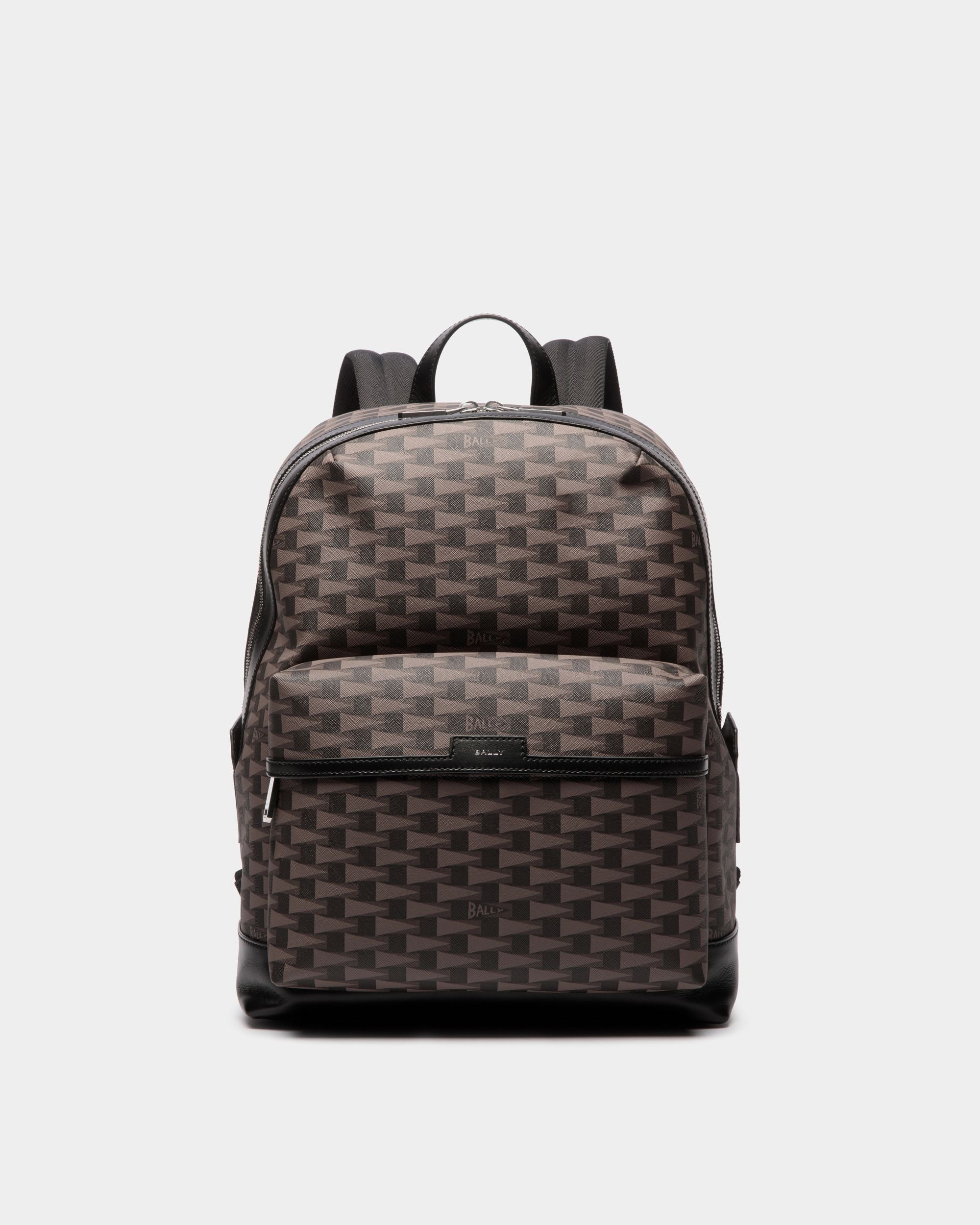 Bally Global - Pennant Backpack in Black Pennant Motif - Black