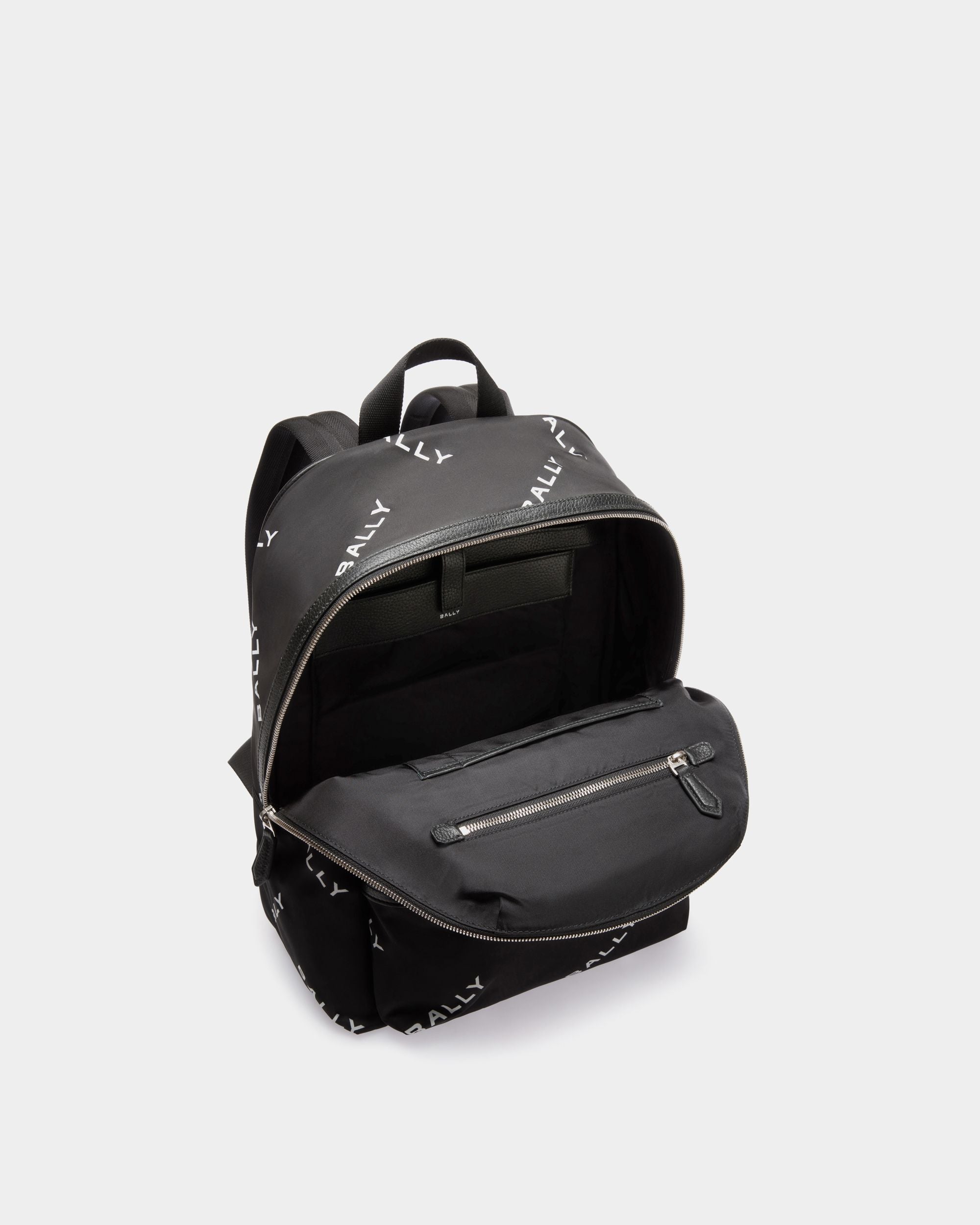 Bally Global - Code Backpack In Black Nylon - Black