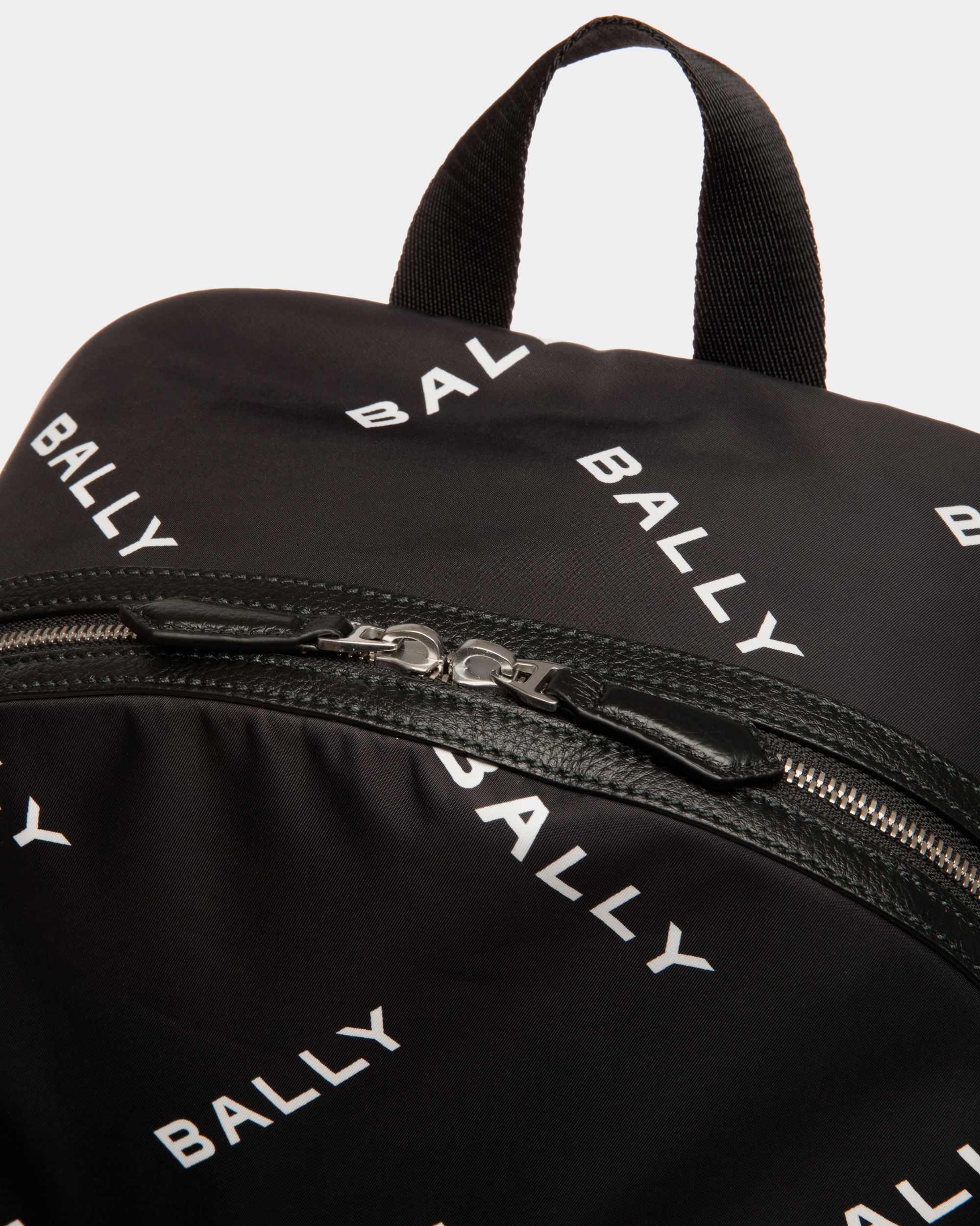 Bally Global - Code Backpack In Black Nylon - Black