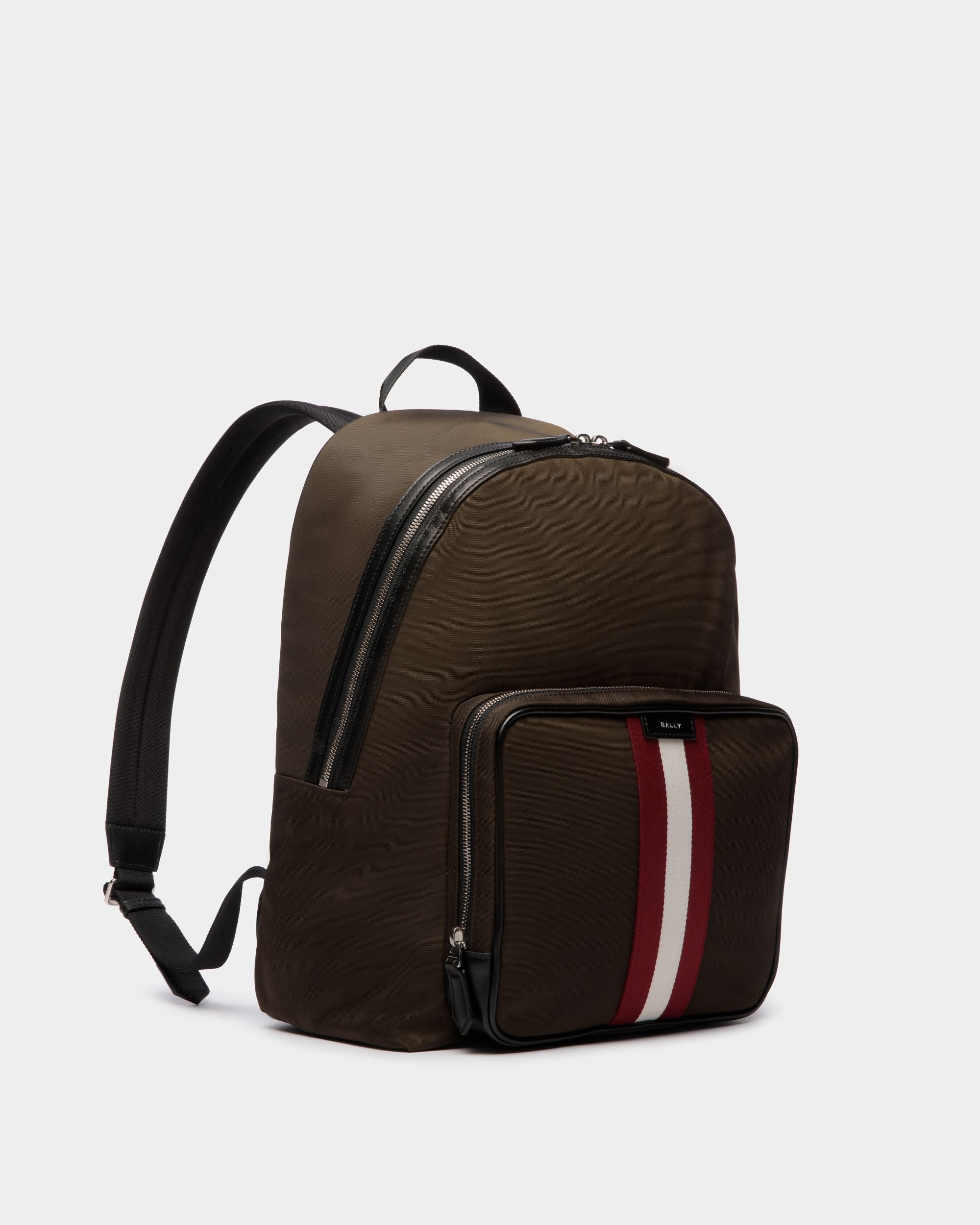Bally Global - Code Backpack In Military Green Nylon - Green