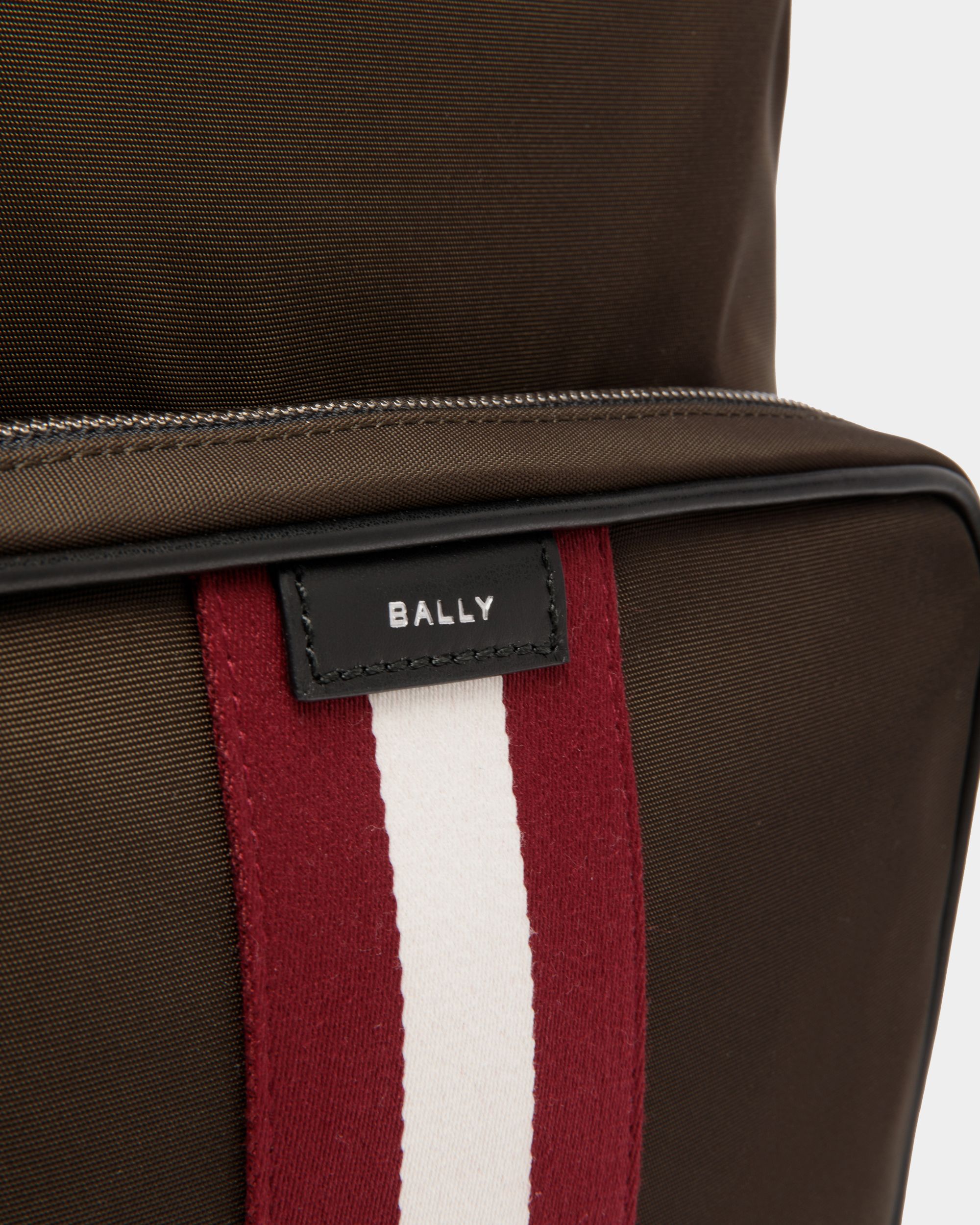 Bally Global - Code Backpack In Military Green Nylon - Green
