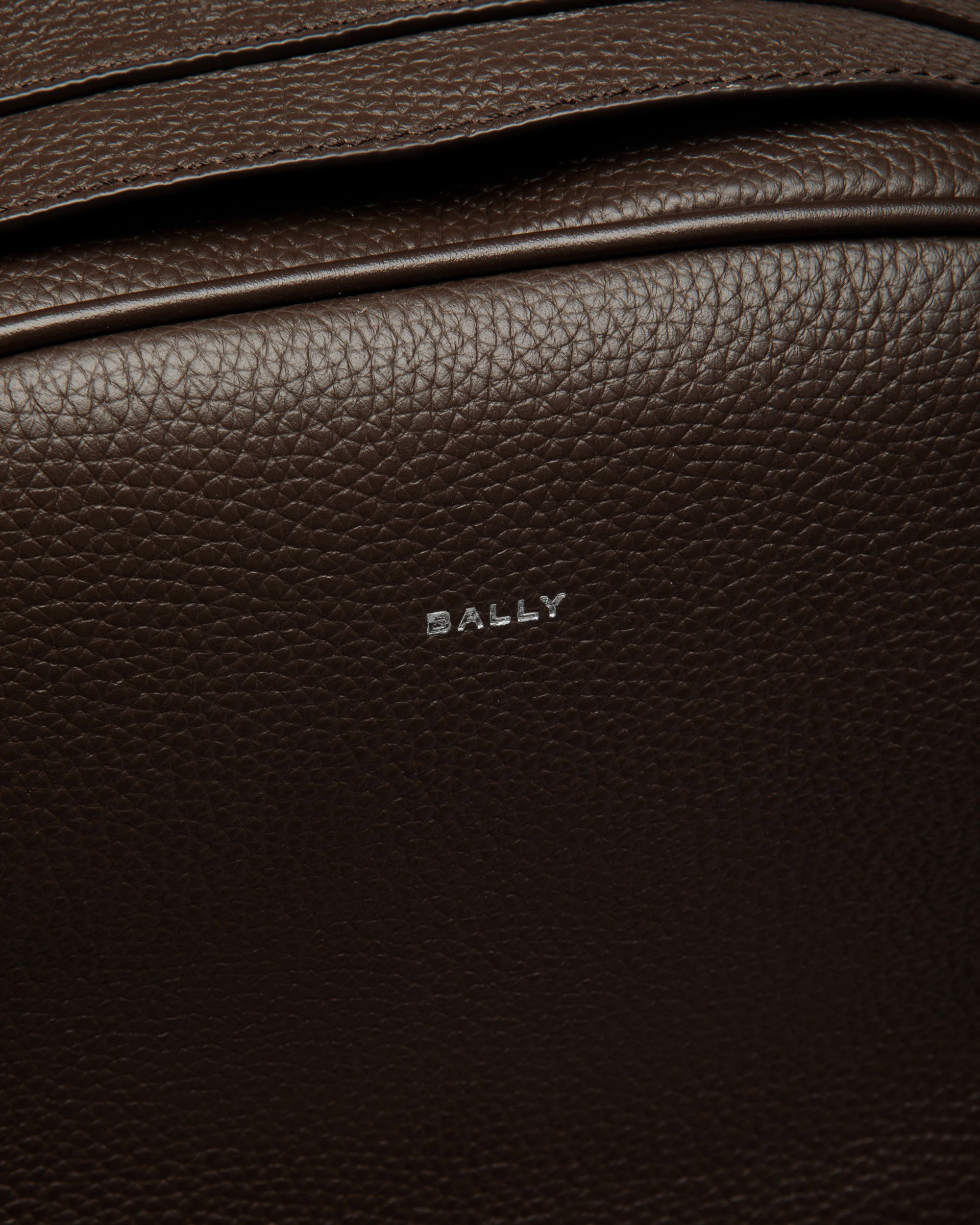 Bally Global - Sac À Dos Oeden En Cuir Ebano - Marron