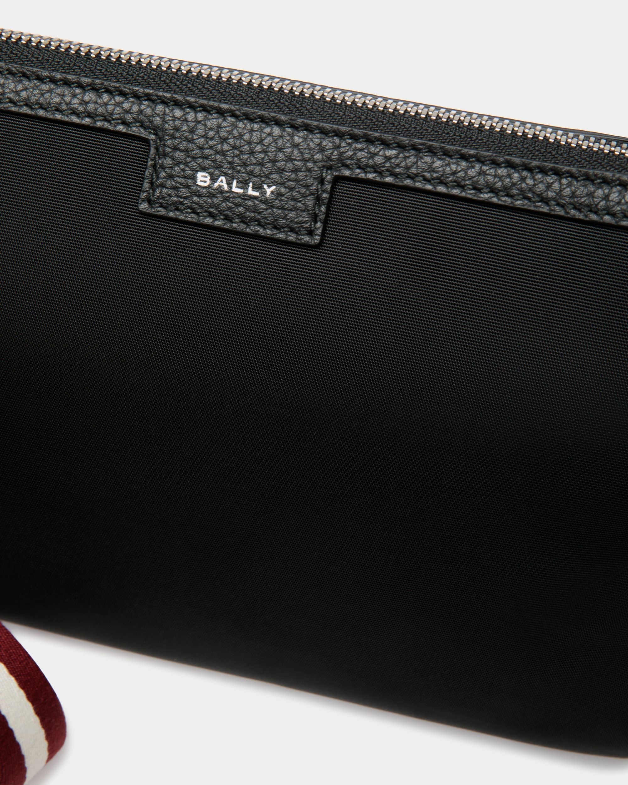 Bally Global - Code Pouch In Black Nylon - Black