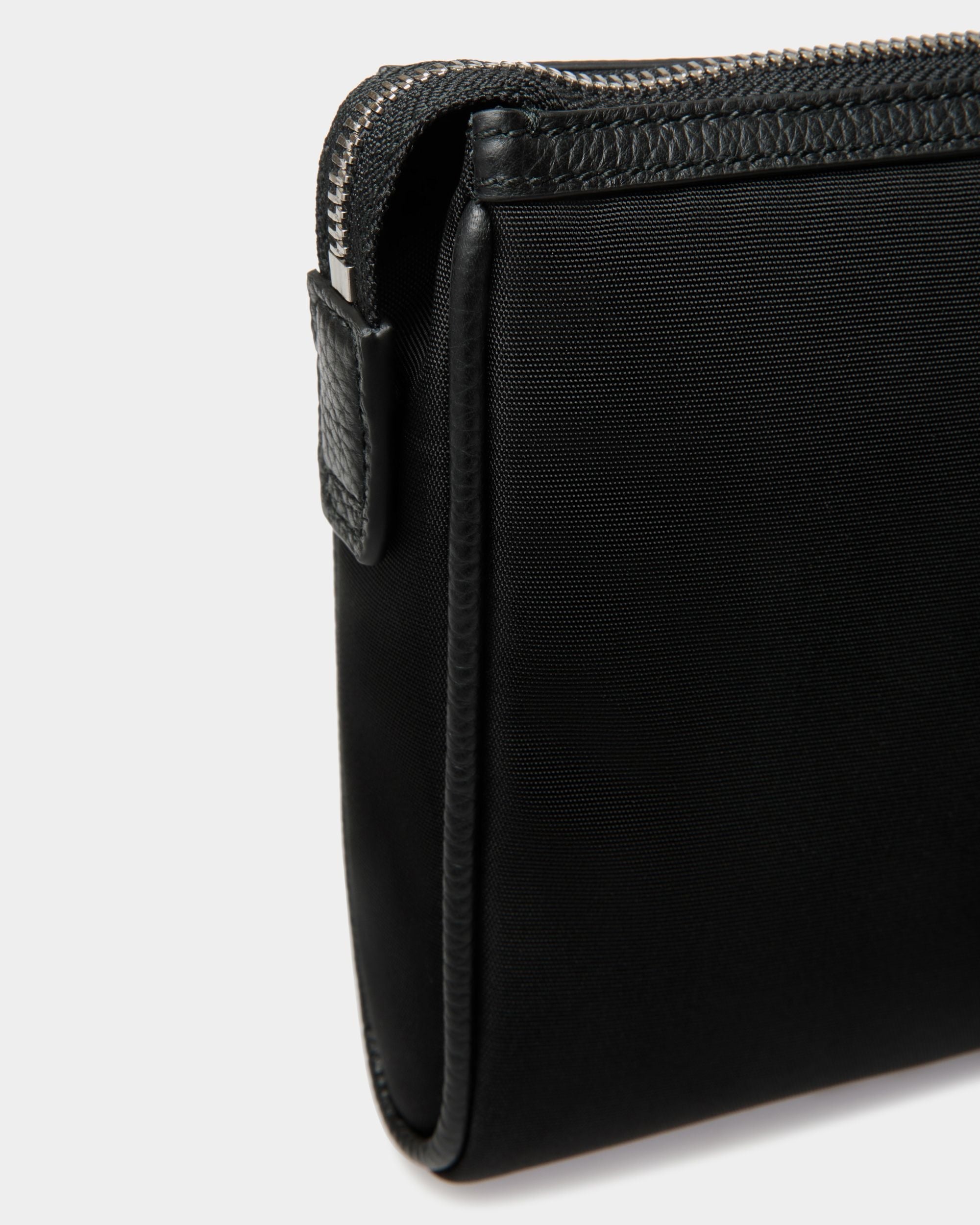 Bally Global - Code Pouch In Black Nylon - Black