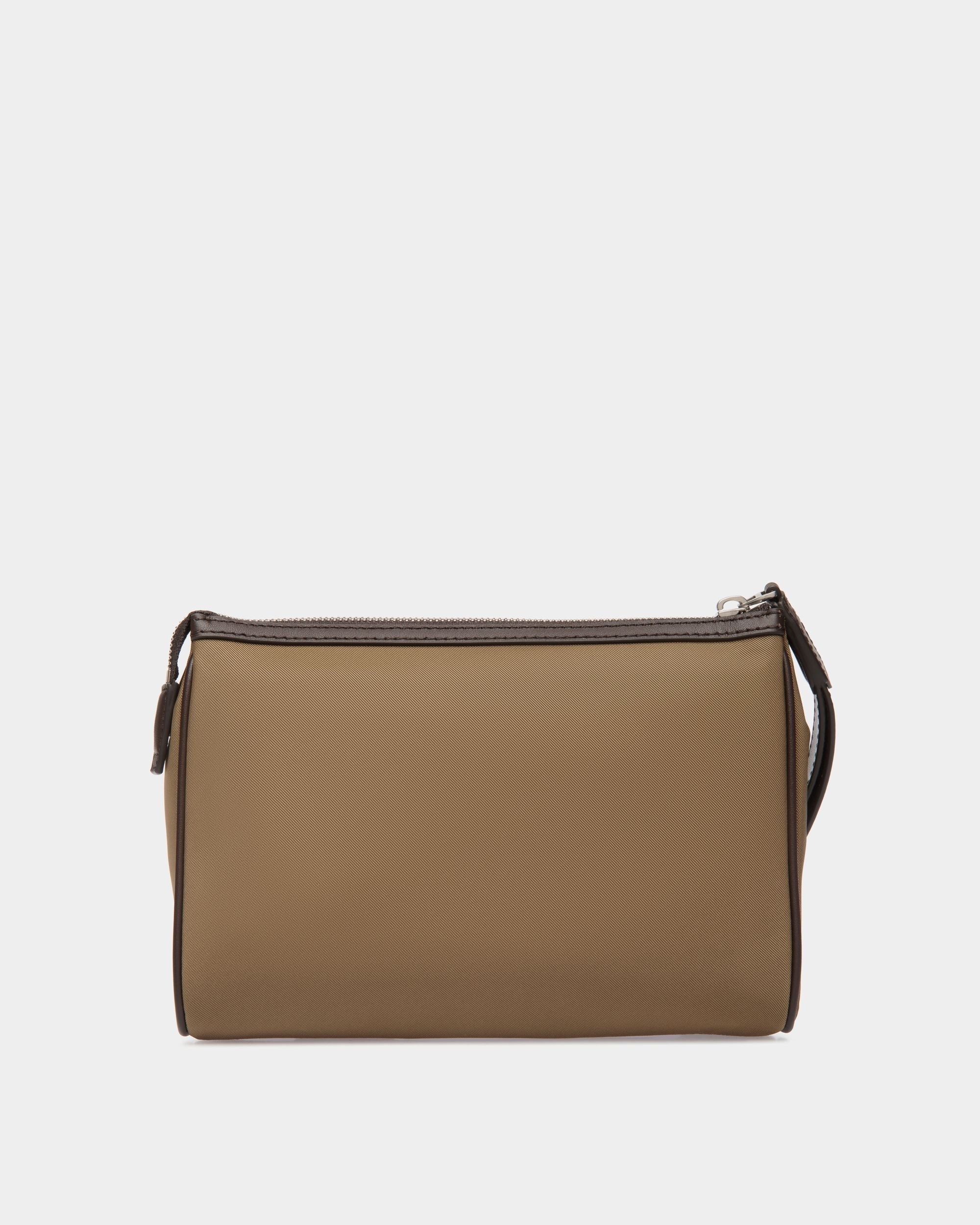 Bally Global - Code Pouch in Camel Nylon - Beige