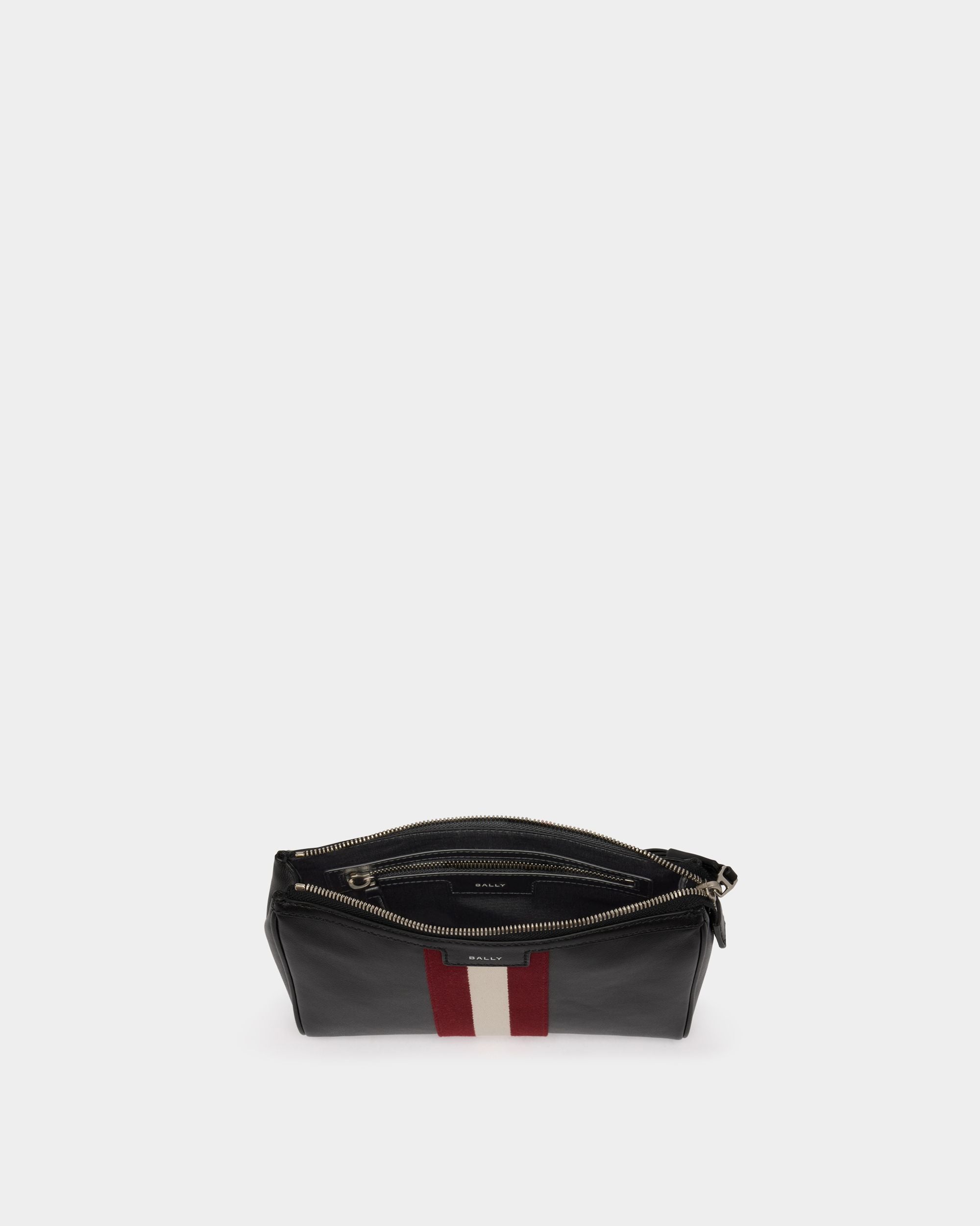 Bally Global - Code Clutch in Black Leather - Black