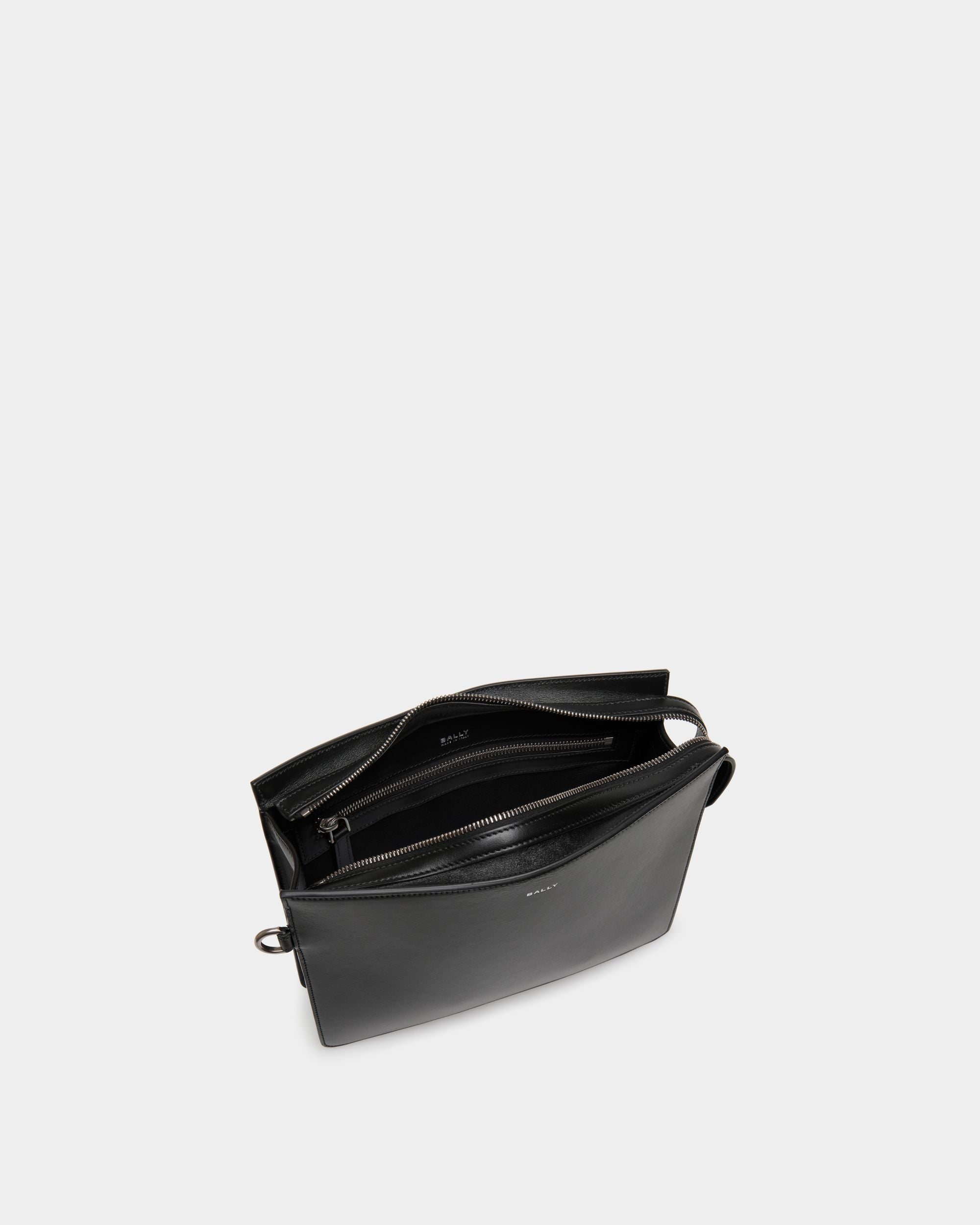 Bally Global - Deco Pouch in Black Leather - Black