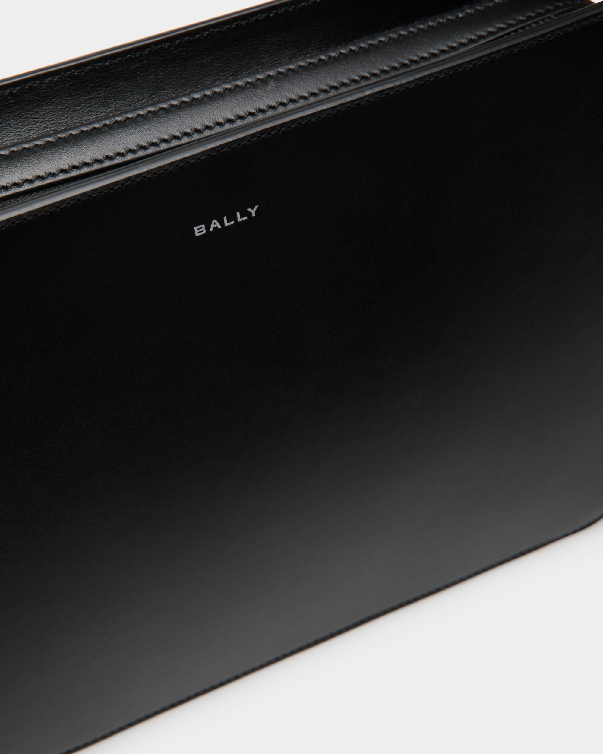 Bally Global - Deco Pouch in Black Leather - Black