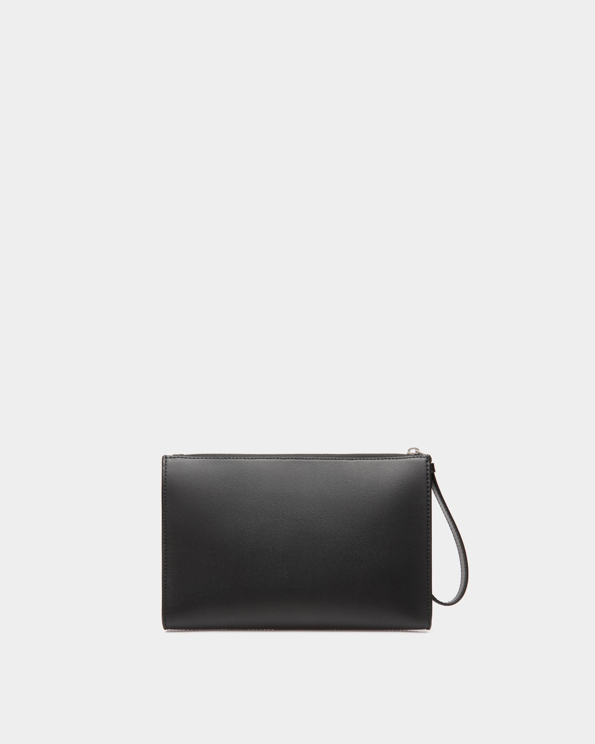 Bally Global - Pochette Mythos En Cuir Recyclé Noir - Noir