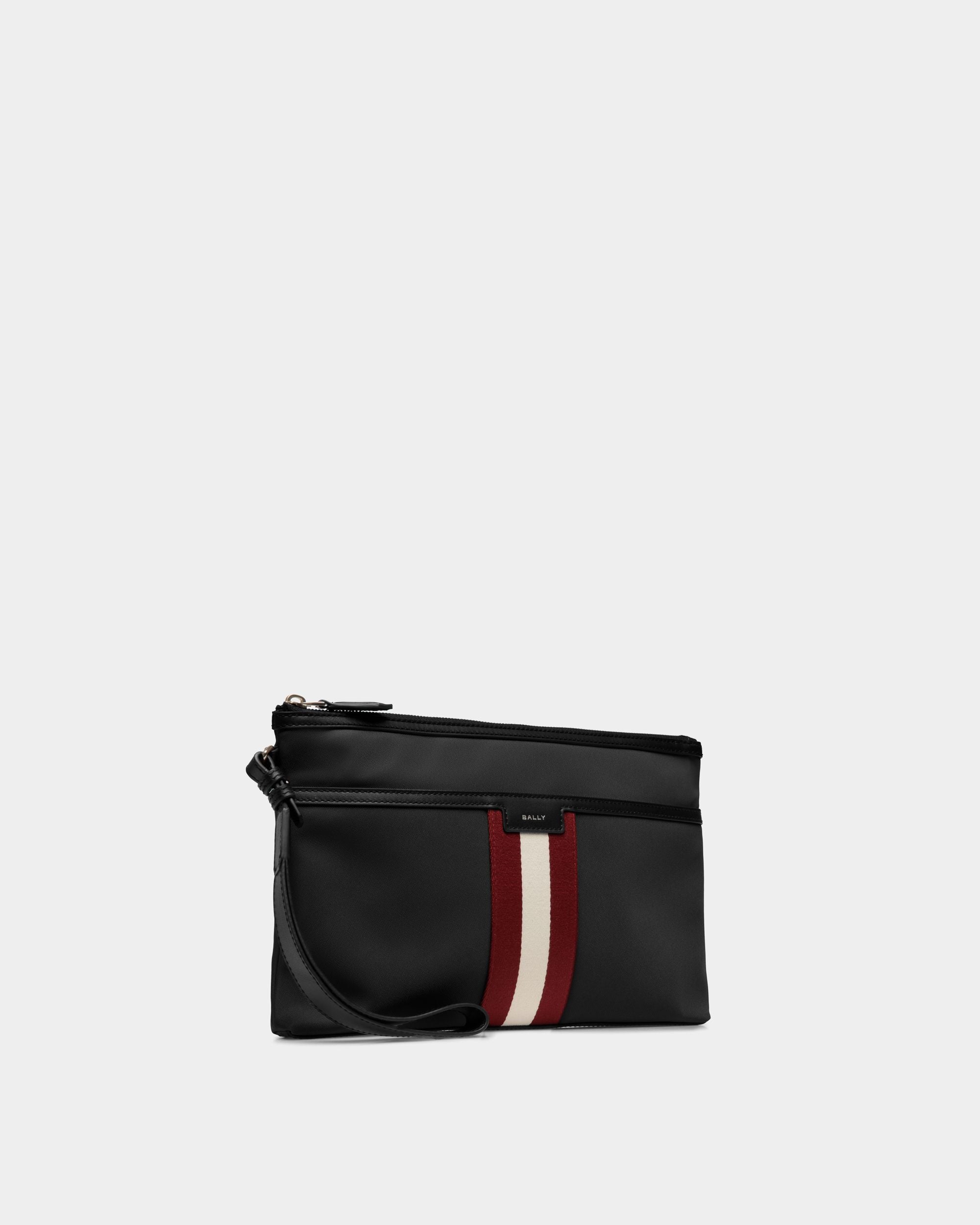Bally Global - Code Pouch in Black Nylon - Negro
