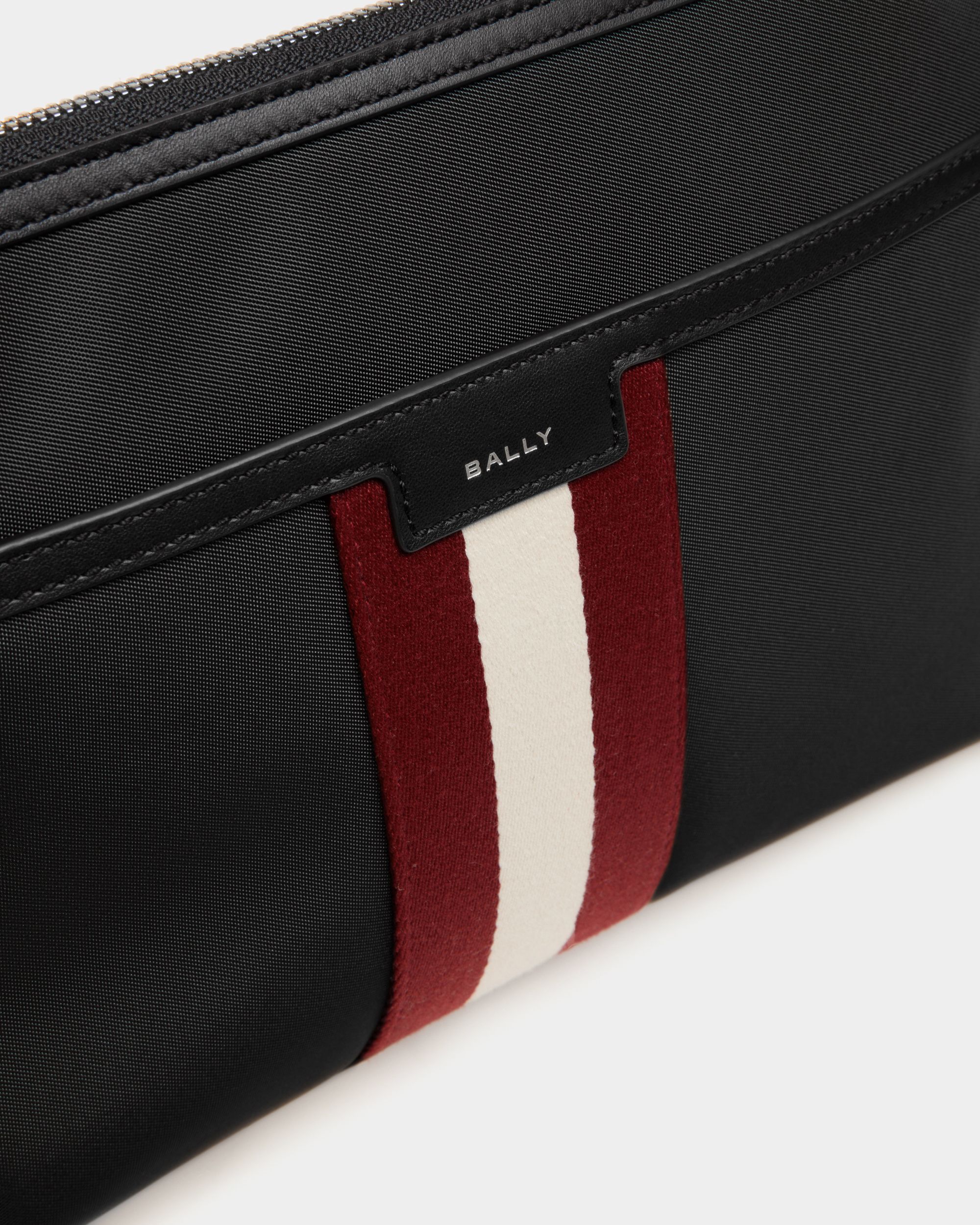 Bally Global - Code Pouch in Black Nylon - Negro