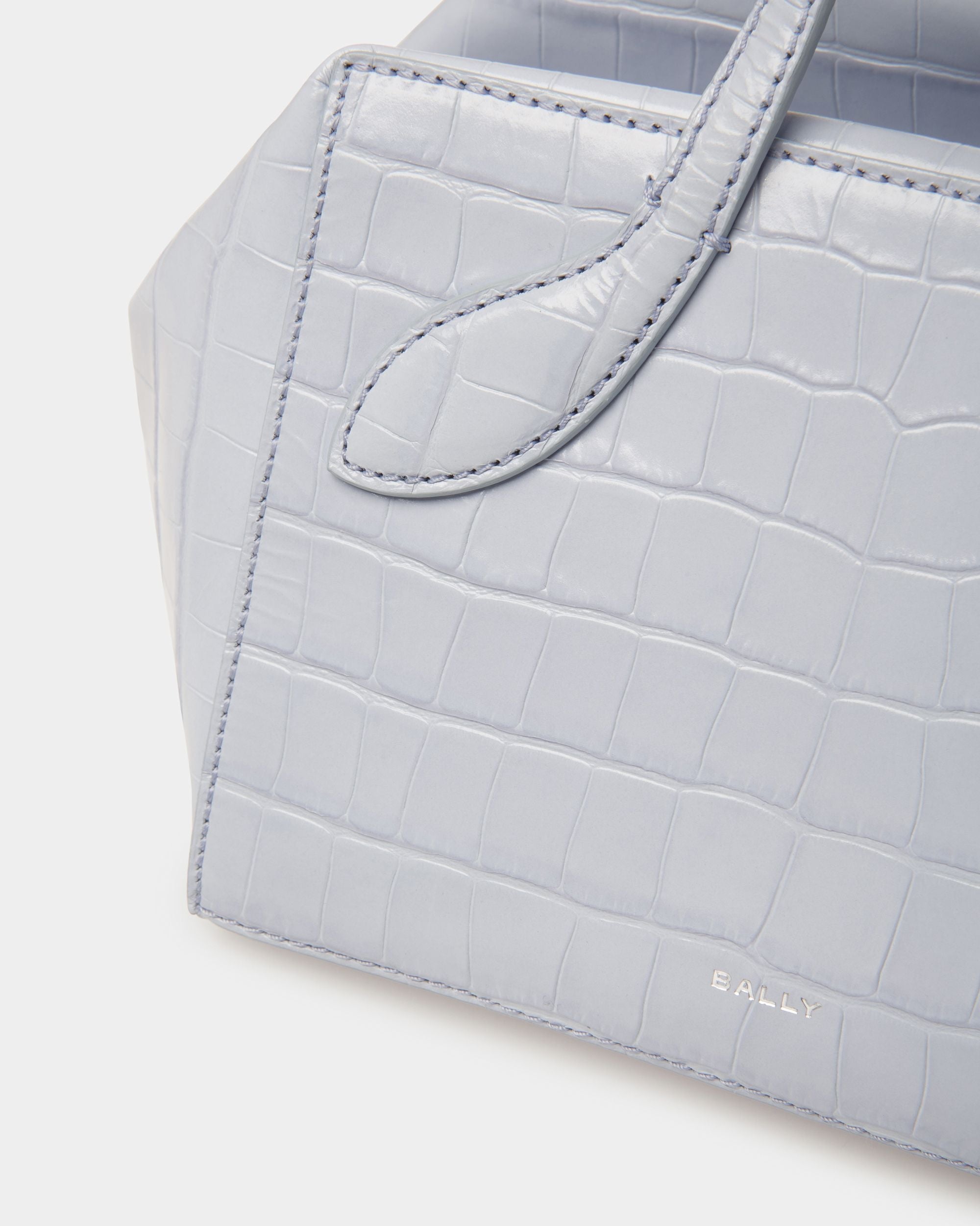 Bally Global - Cal Crossbody Bag In Light Poolside Leather - Blue