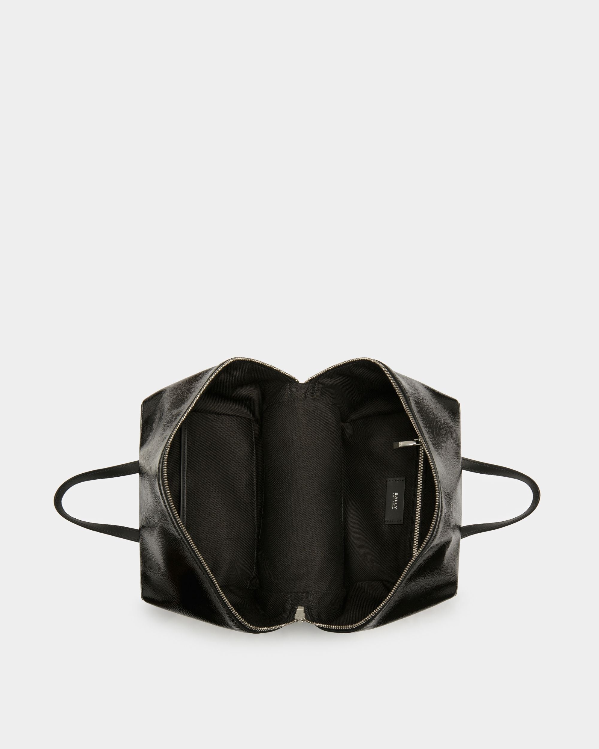 Bally Global - Cal Crossbody Bag In Black Leather - Negro