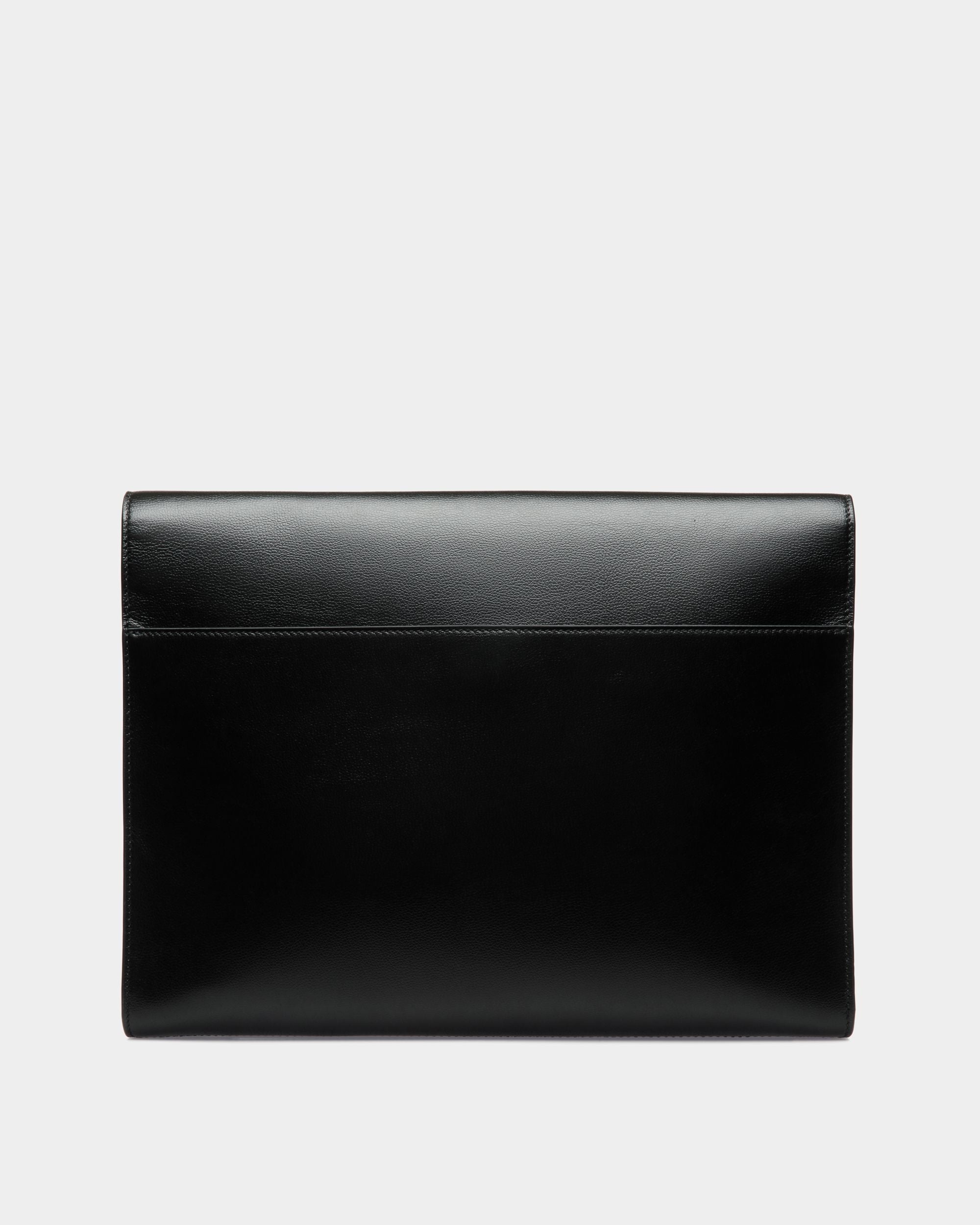 Bally Global - Cartera Banque De Piel Negra - Negro