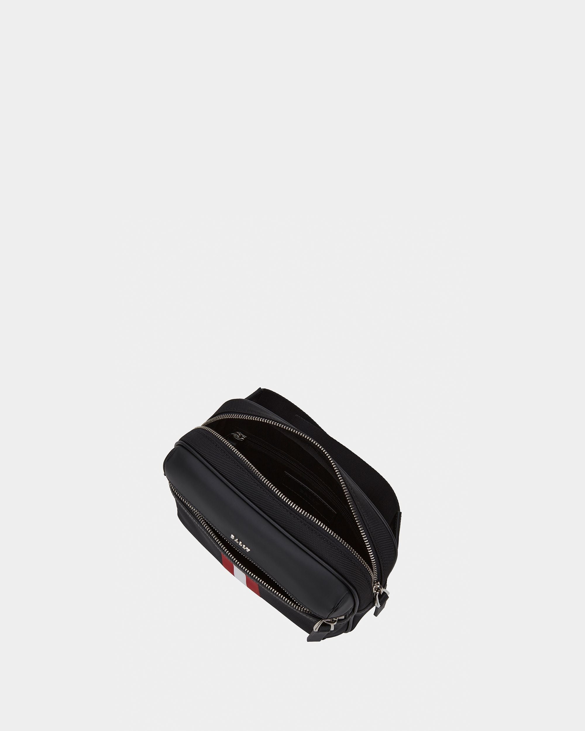 Bally Global - Travel Belt Bag in Black Fabric With a Bally Ribbon - Black