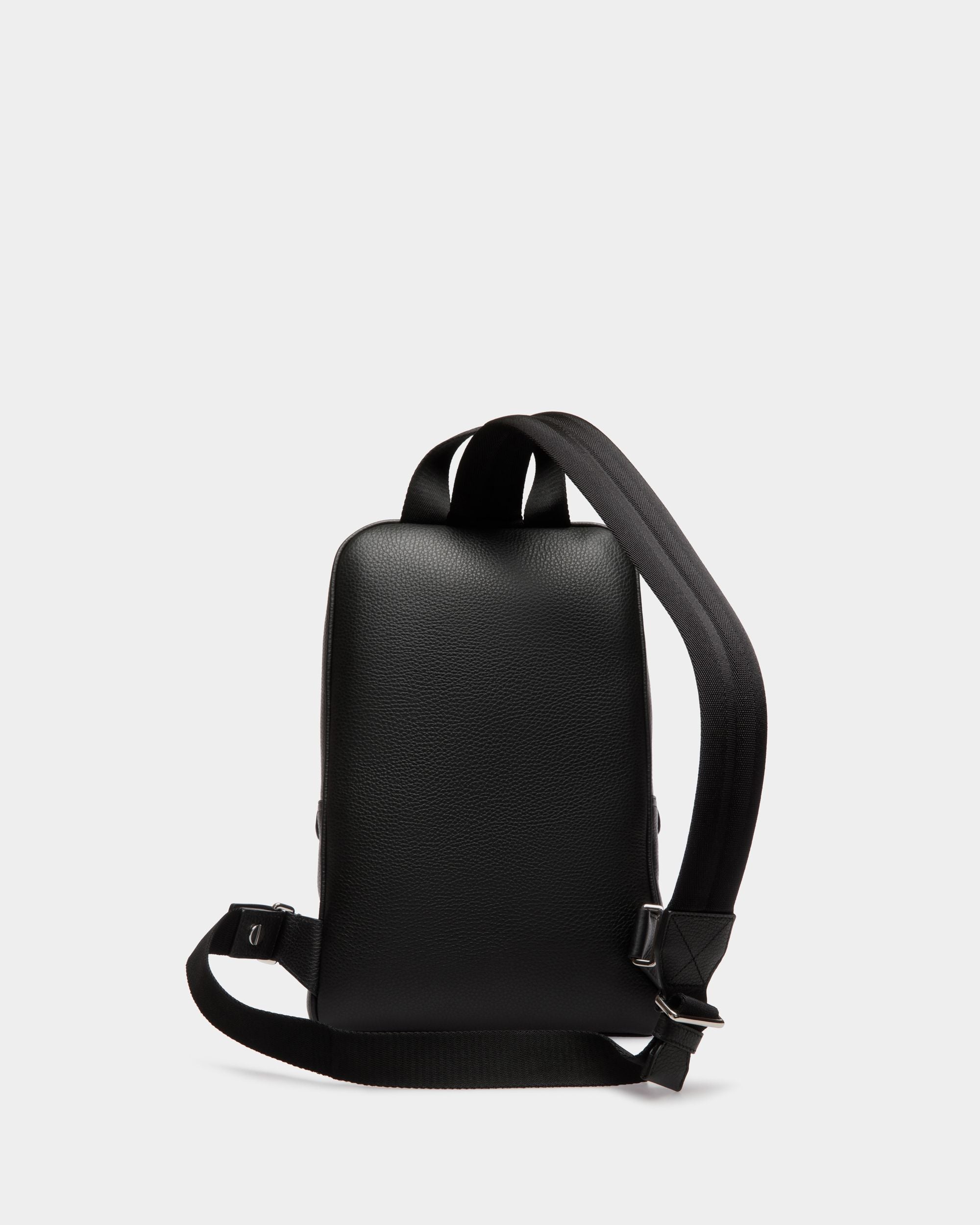 Bally Global - Sling Bag in Black Leather - Black