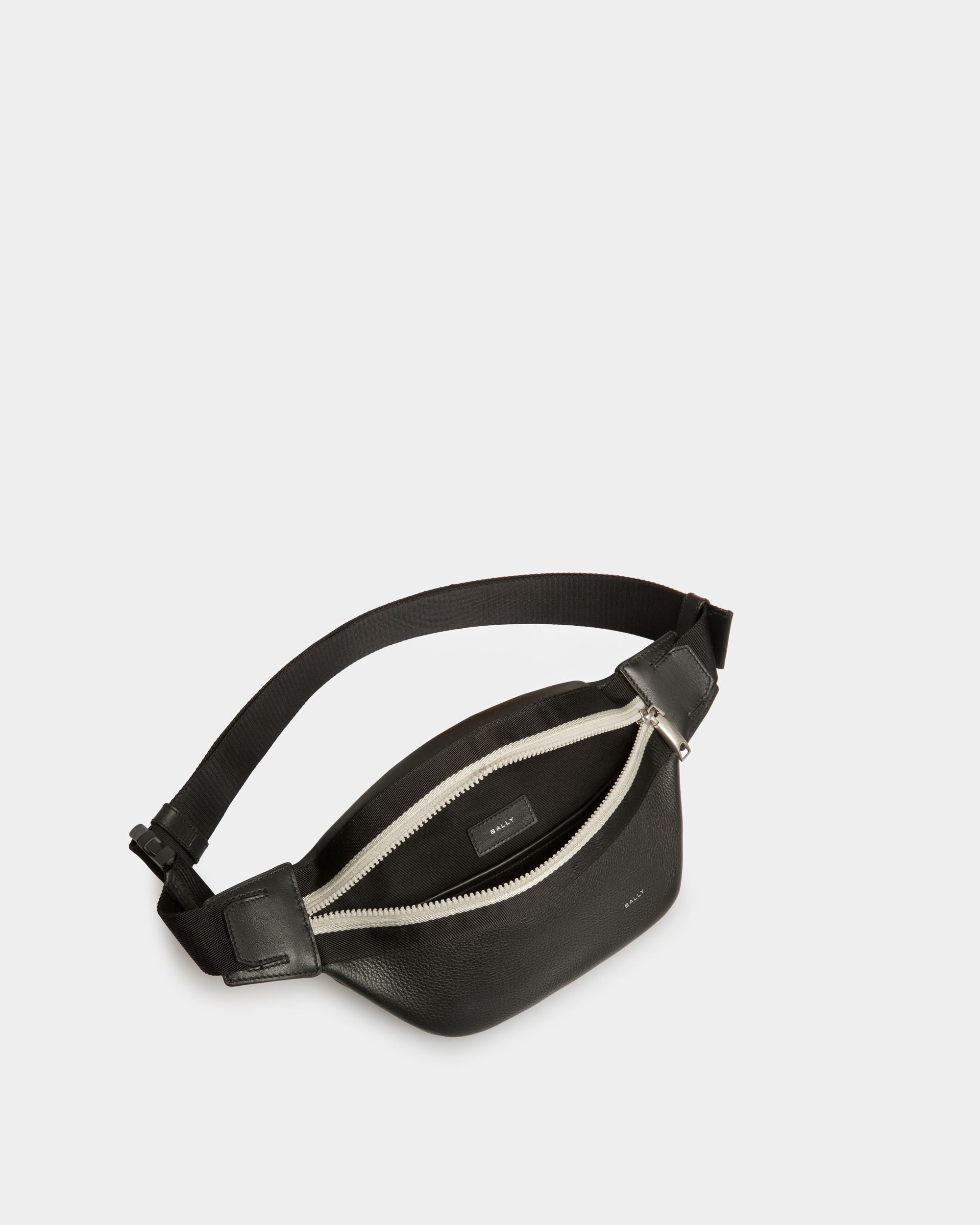 Bally Global - Ribbon Belt Bag In Black Leather - Black