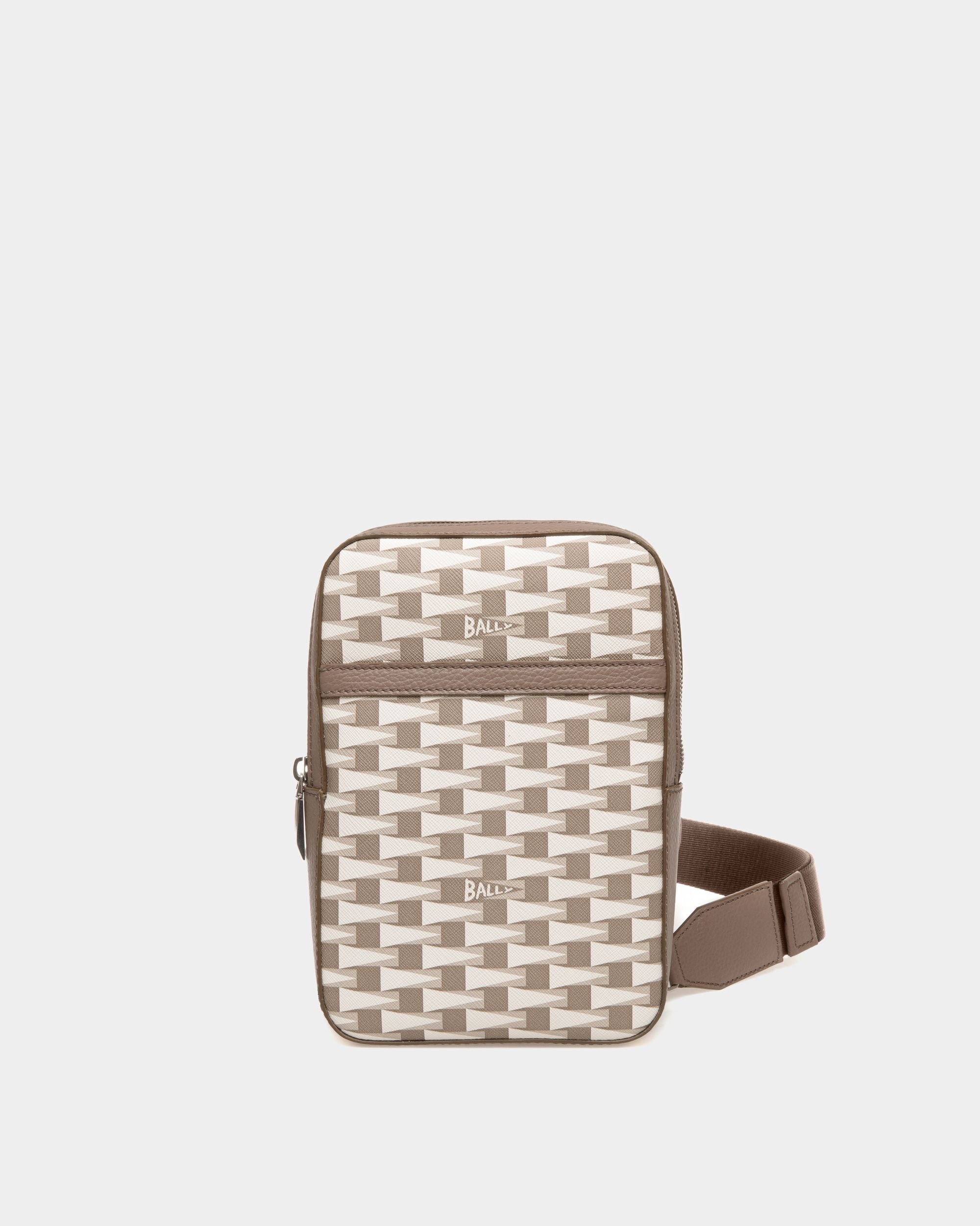Bally Global - Pennant Sling Bag in Beige Pennant Motif TPU - Beige