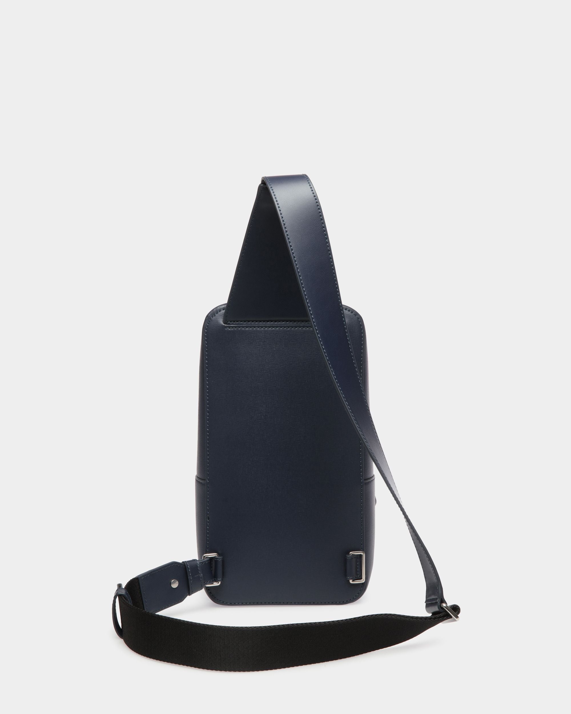Bally Global - Mochila Mythos De Piel Reciclada Navy Blue - Azul